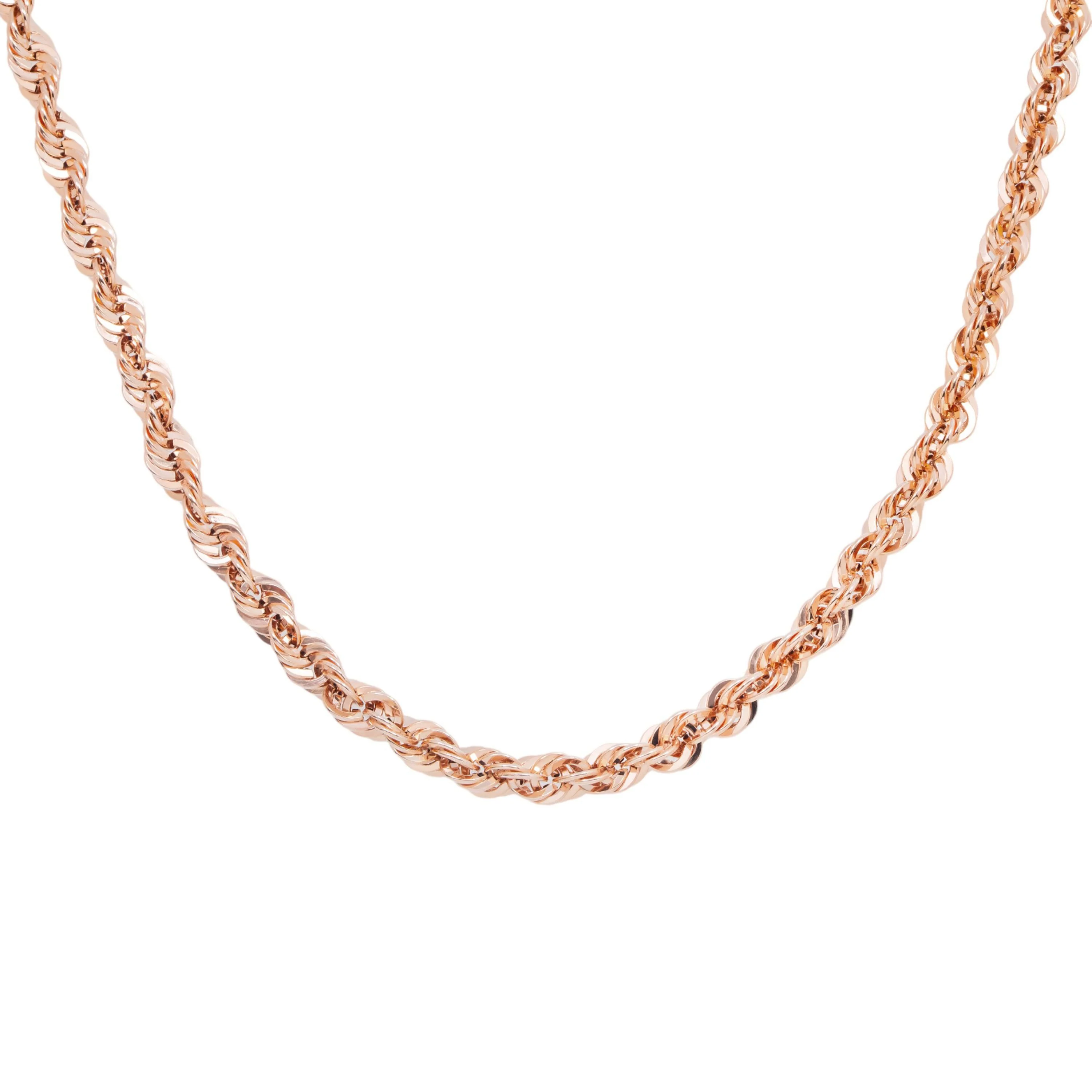 10K GOLD 6.18MM HOLLOW ROPE CHAIN
