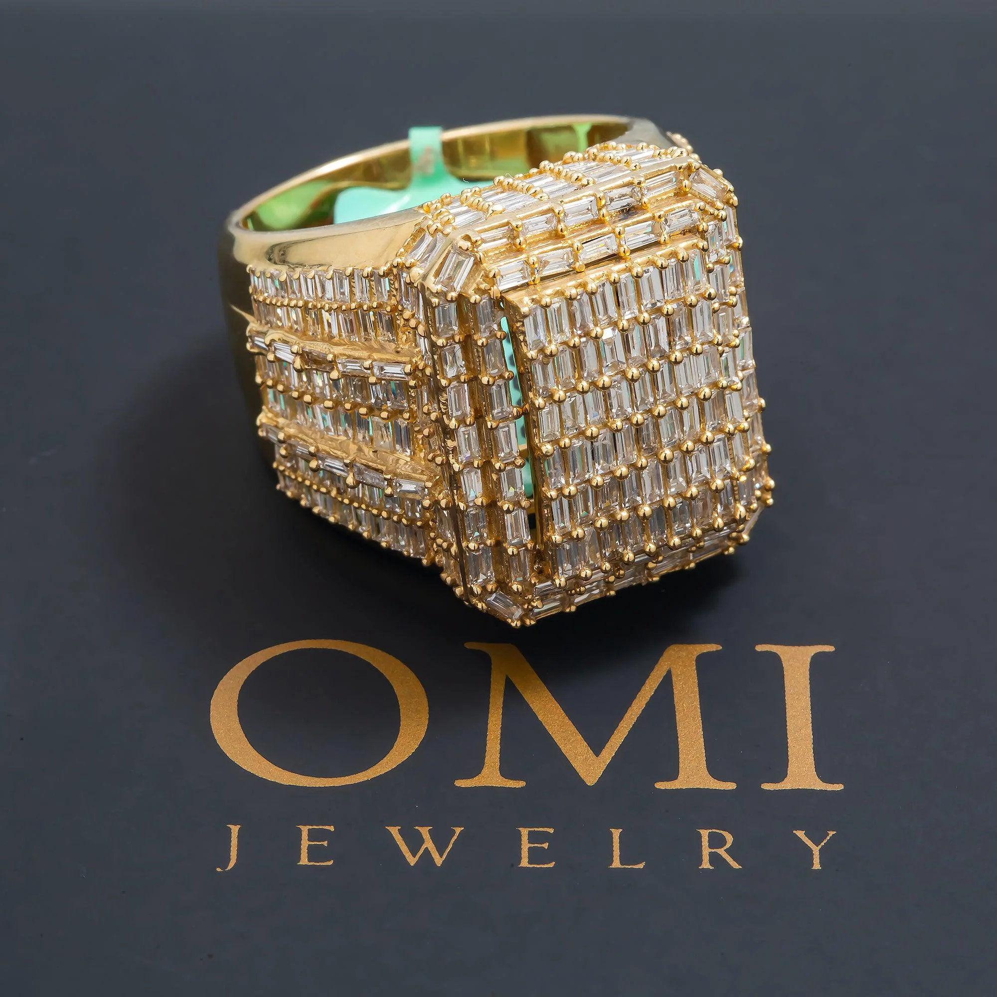 14K GOLD BAGUETTE DIAMOND RING 3.75 CT - Image 4