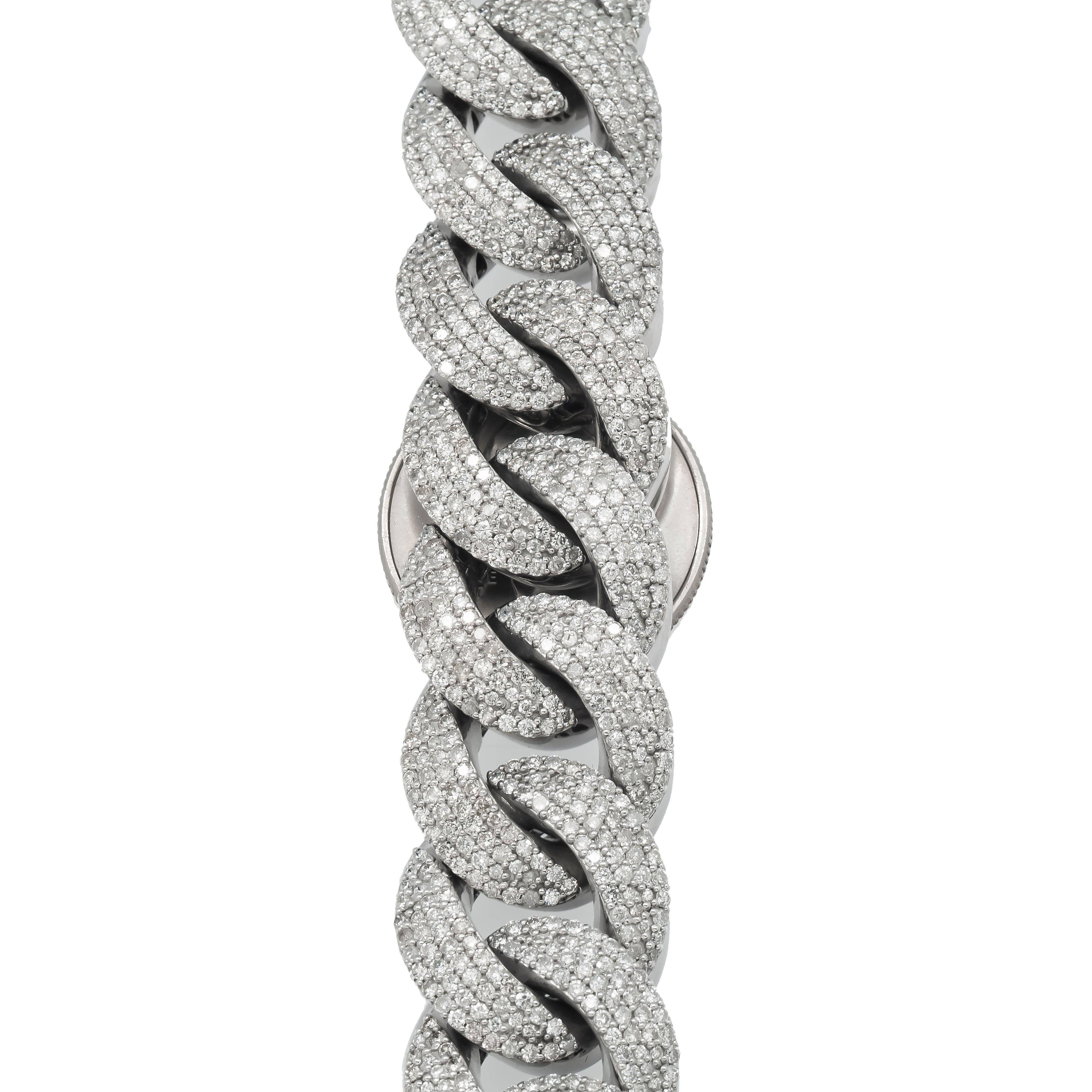 10K GOLD DIAMOND 20MM CUBAN LINK CHAIN 46.98 CT - Image 5