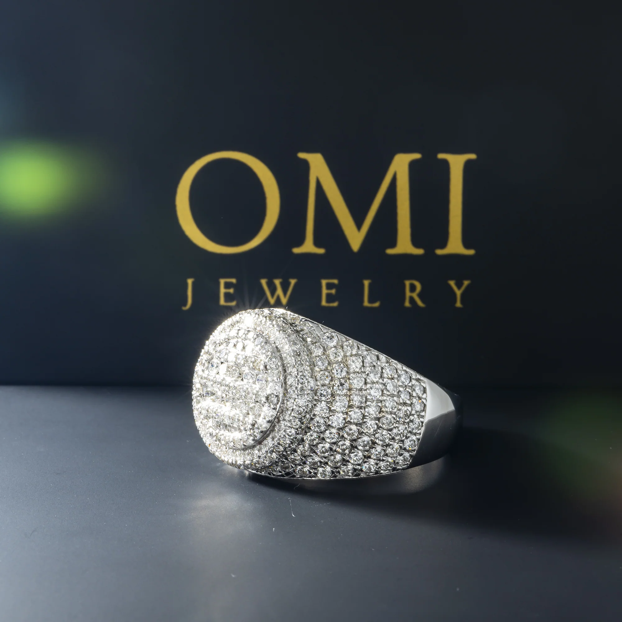 10K GOLD ROUND DIAMOND DOME RING 2.90 CT - Image 4