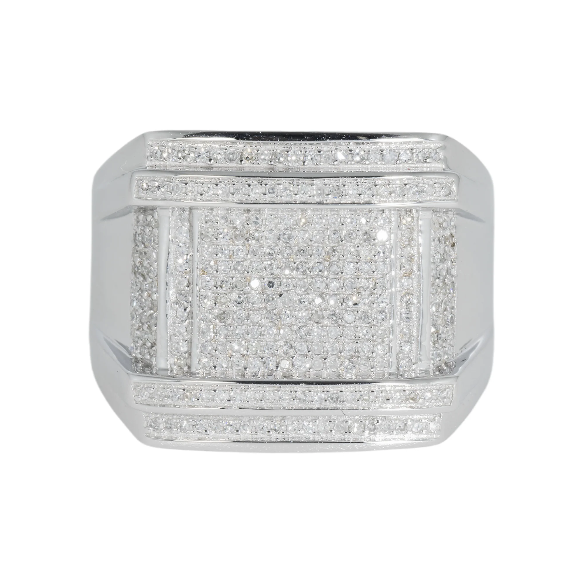 10K GOLD FANCY DIAMOND STATEMENT RING 0.70 CT