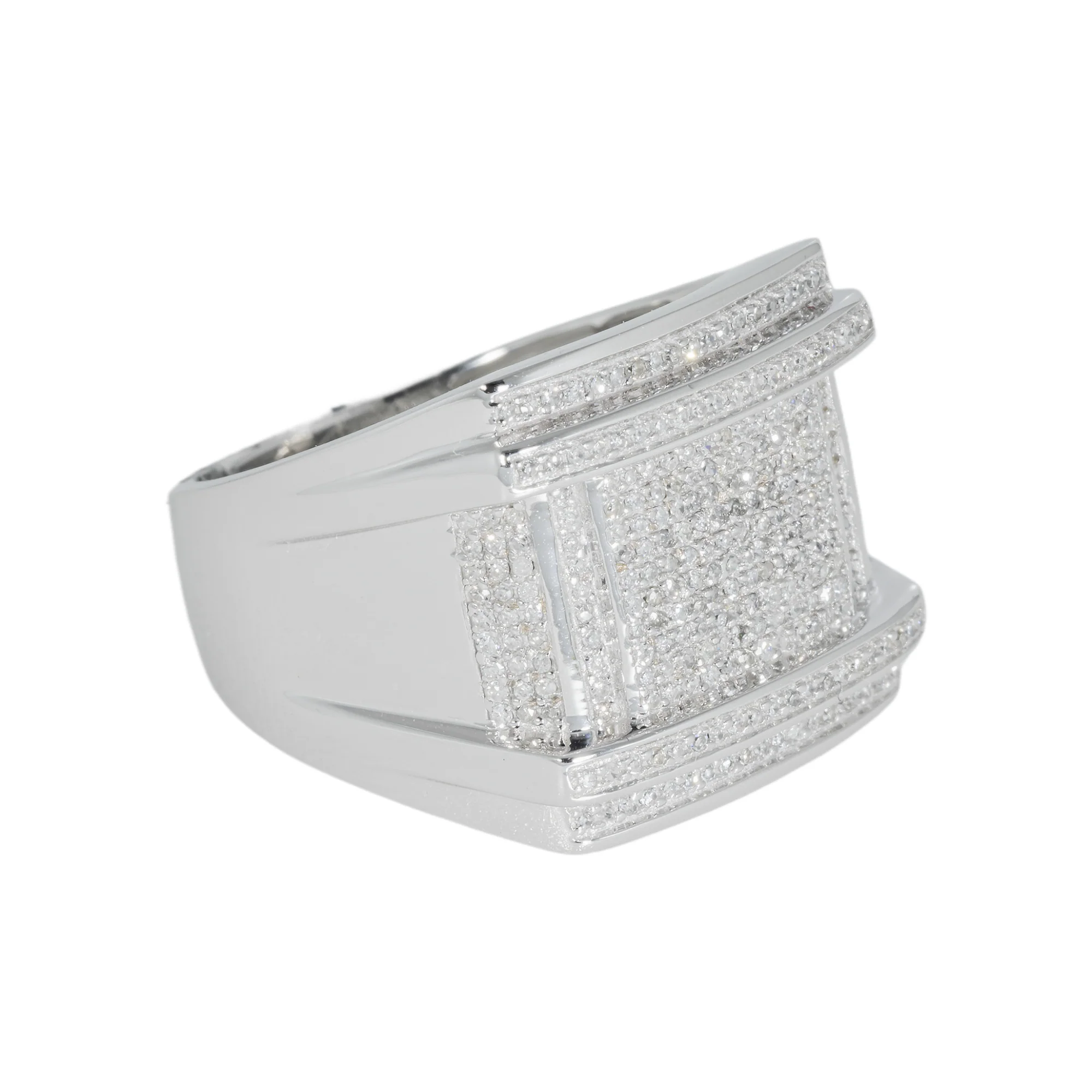 10K GOLD FANCY DIAMOND STATEMENT RING 0.70 CT - Image 3