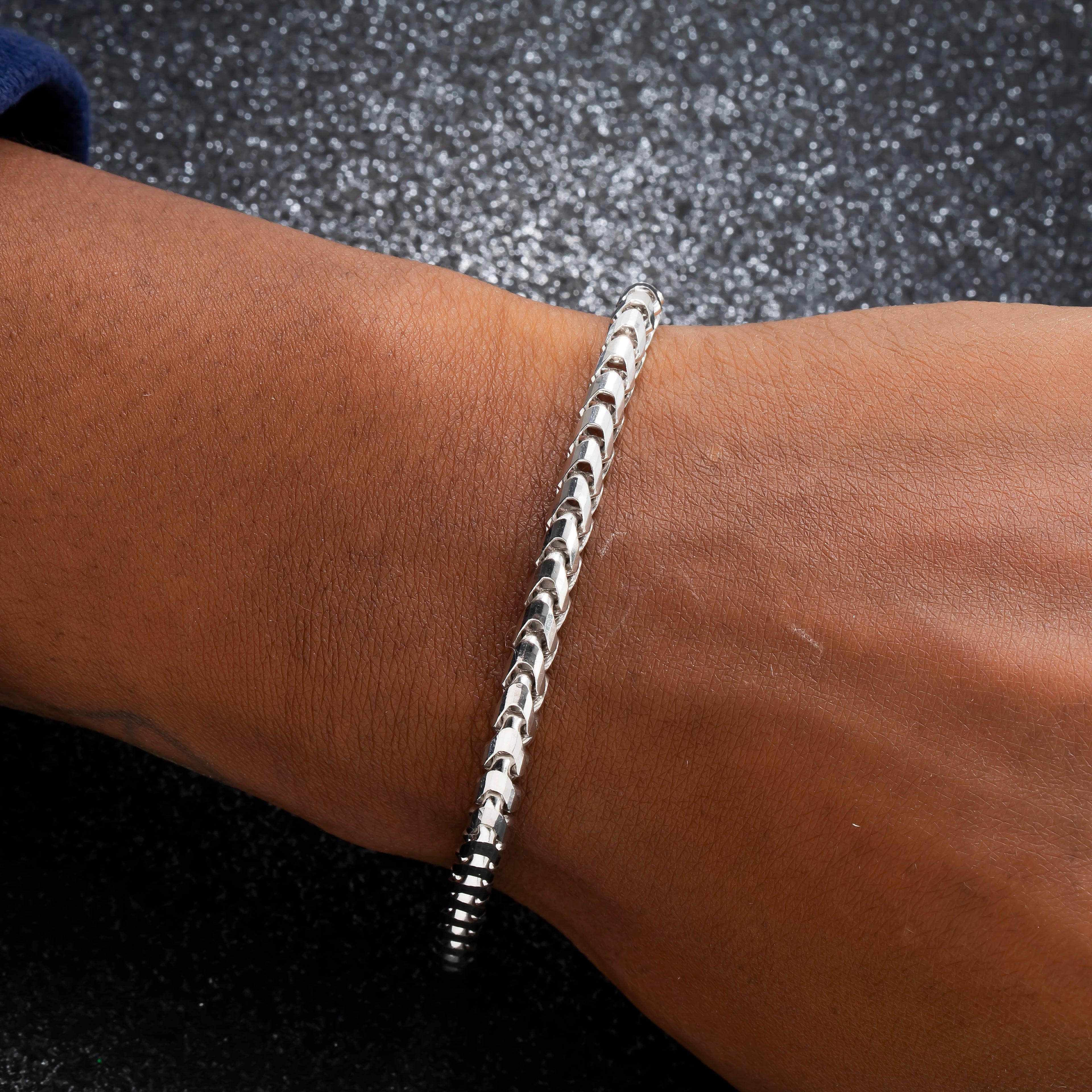 10K GOLD HOLLOW FRANCO CHAIN BRACELET - Image 2