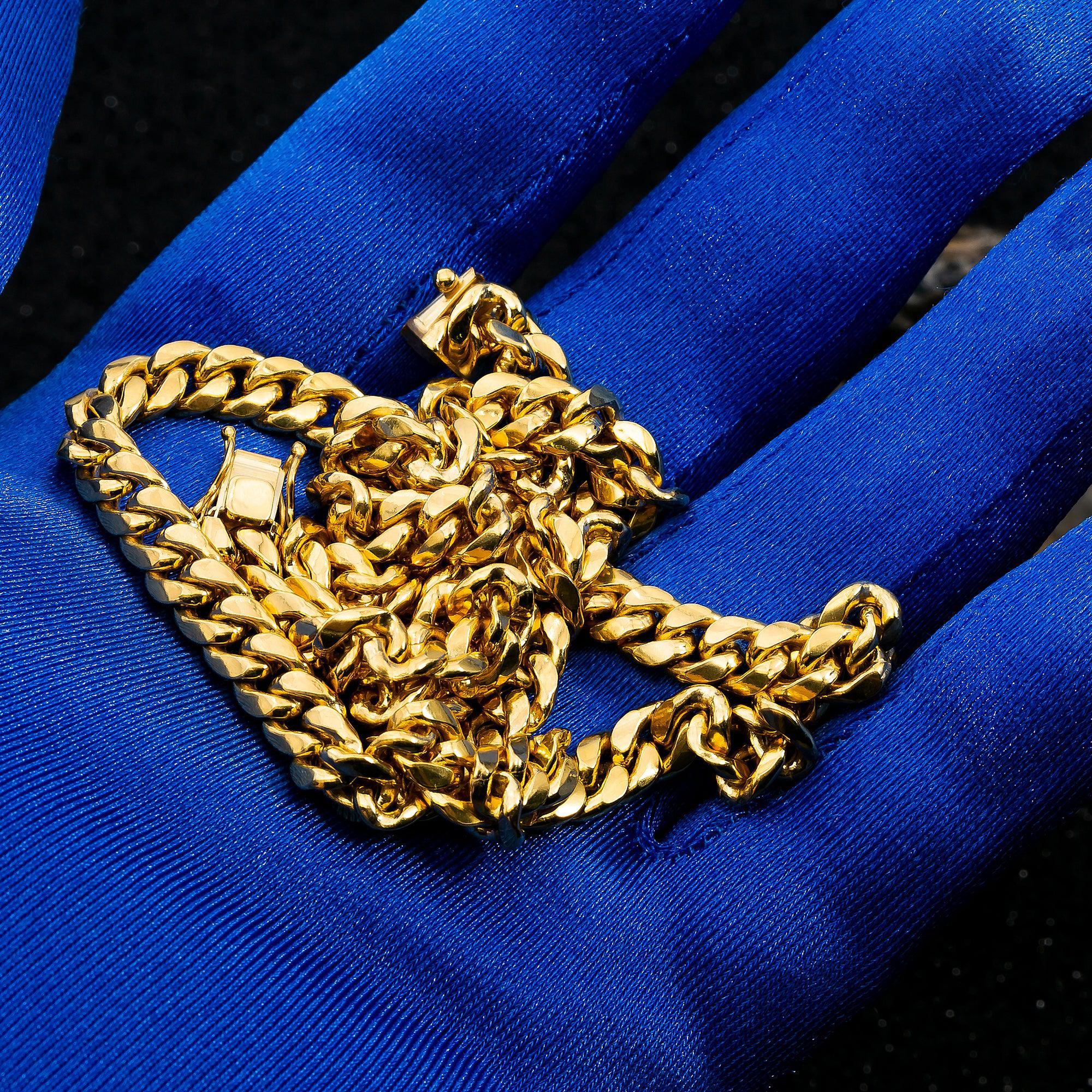 10k Yellow Gold 6mm Hollow Cuban Link Available In Sizes 18"-26" - Image 3