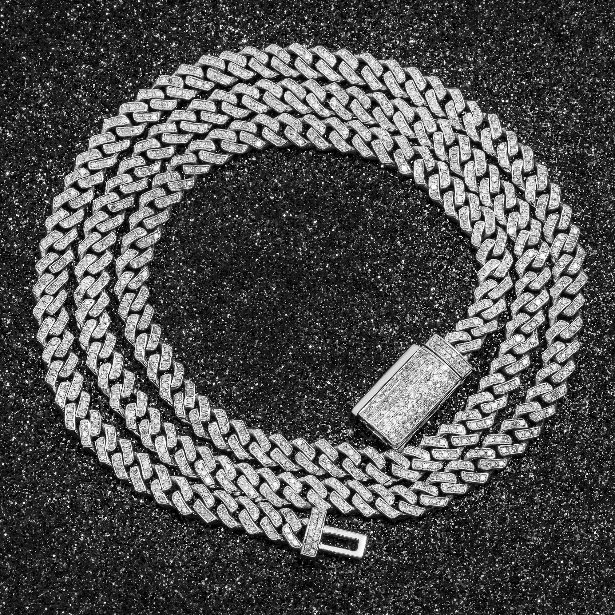 10K GOLD DIAMOND 4MM CUBAN LINK CHAIN 2.34 CT - Image 2