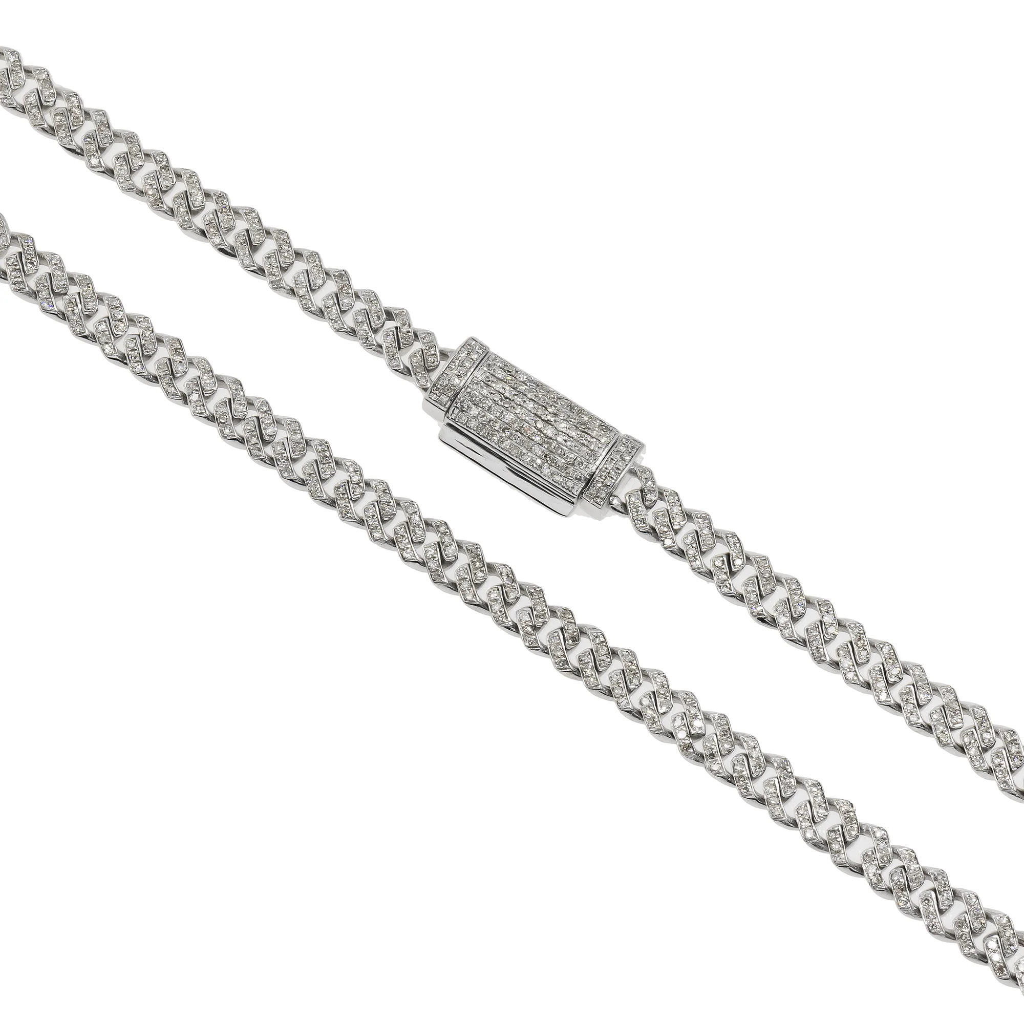 10K GOLD DIAMOND 4MM CUBAN LINK CHAIN 2.34 CT - Image 3