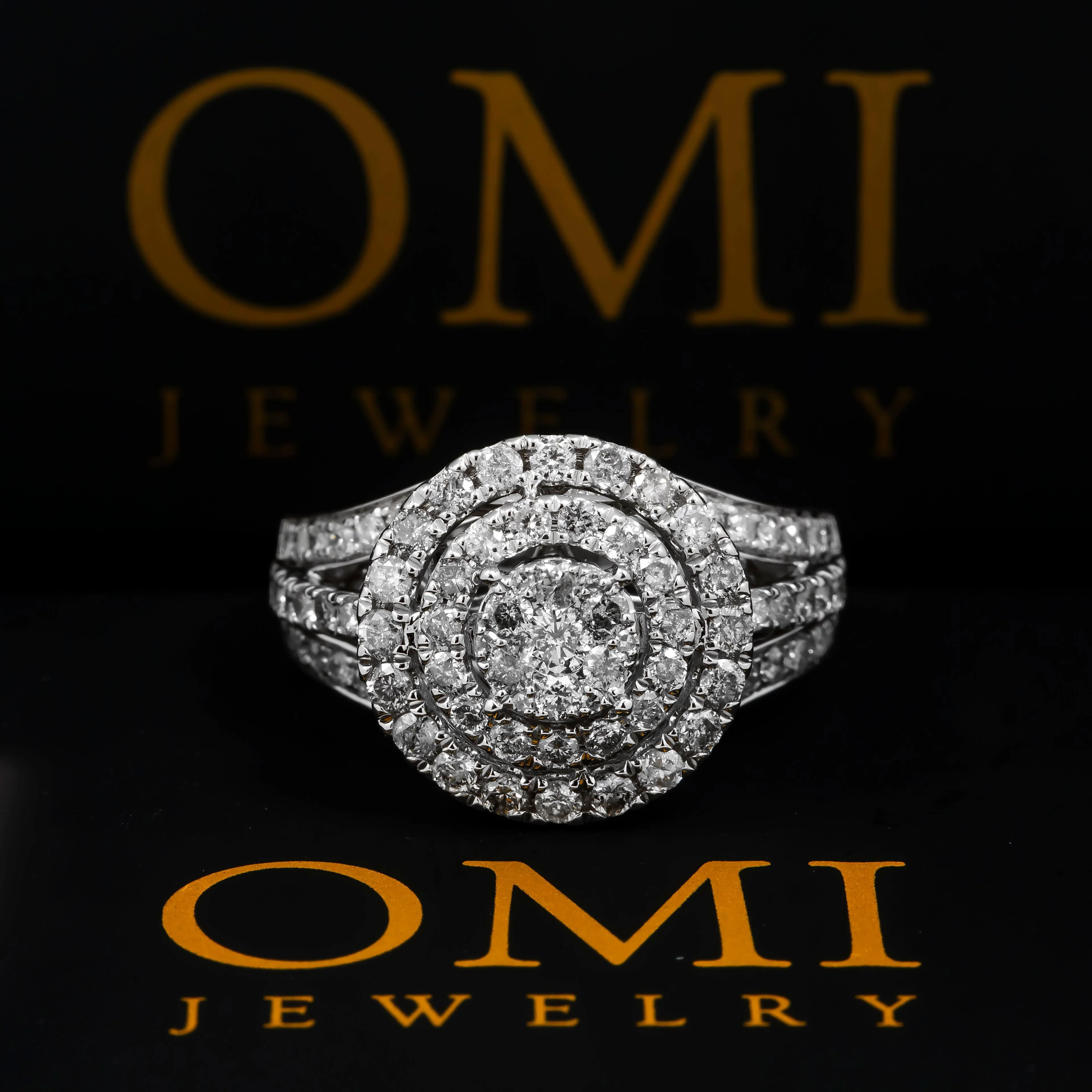 14K GOLD ROUND DIAMOND ENGAGEMENT RING 2.01 CT - Image 4