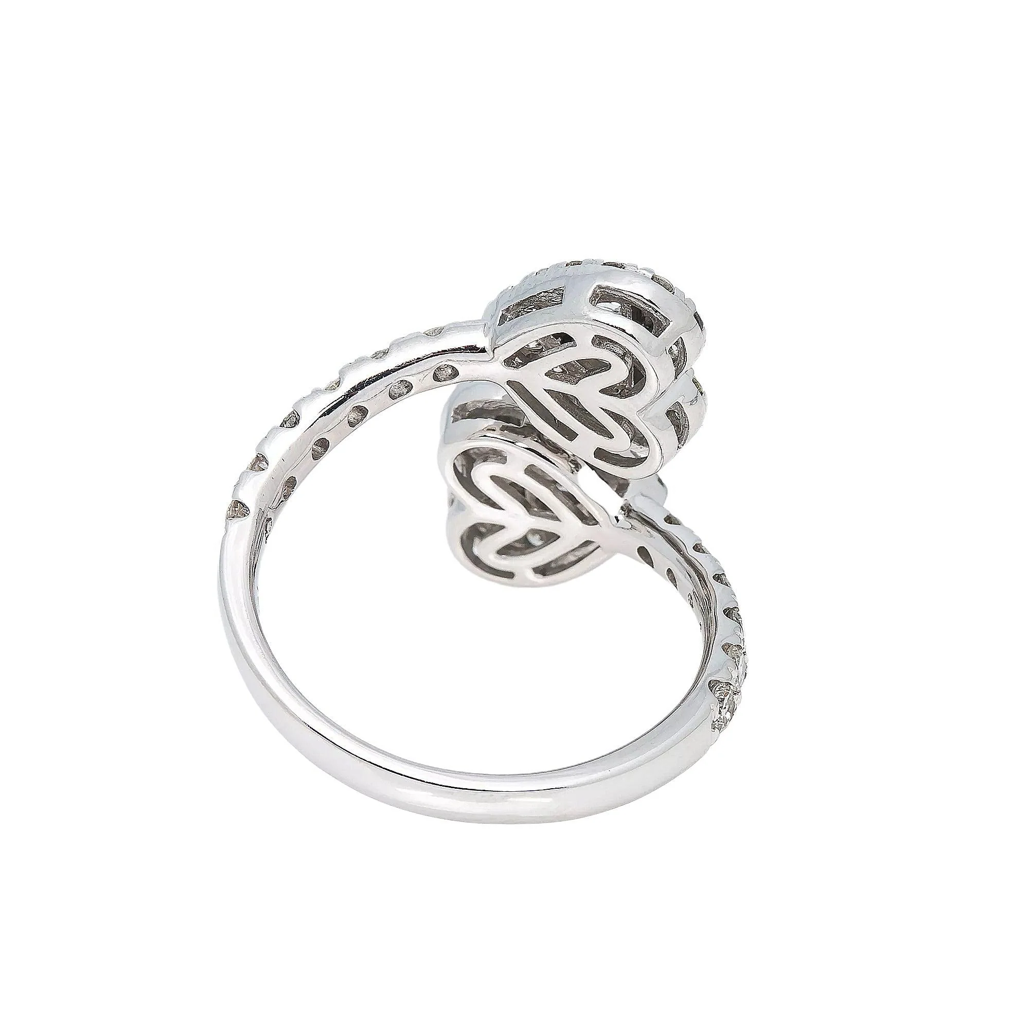 14K WHITE GOLD LADIES RING WITH 1.33 CT DIAMONDS - Image 3