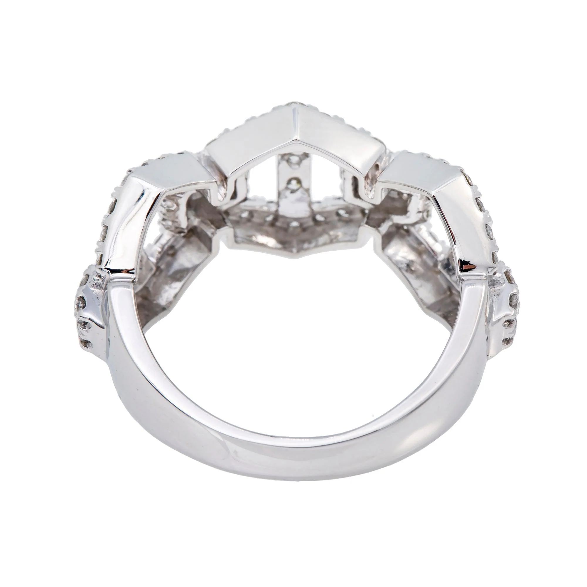 14K WHITE GOLD MEN'S RING WITH 2.01 CT  DIAMONDS - Image 3