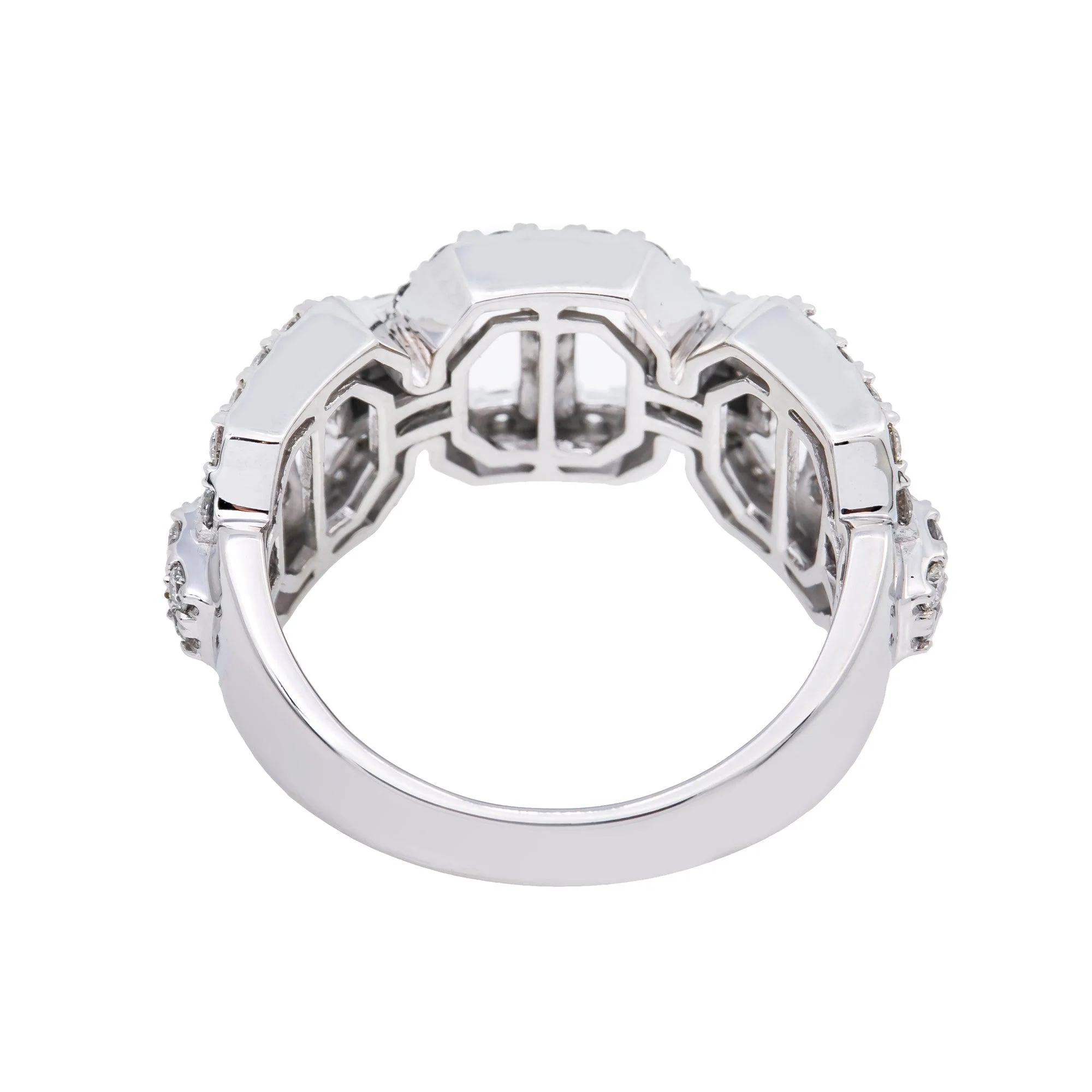 14K WHITE GOLD MEN'S RING WITH 2.15 CT DIAMONDS - Image 3