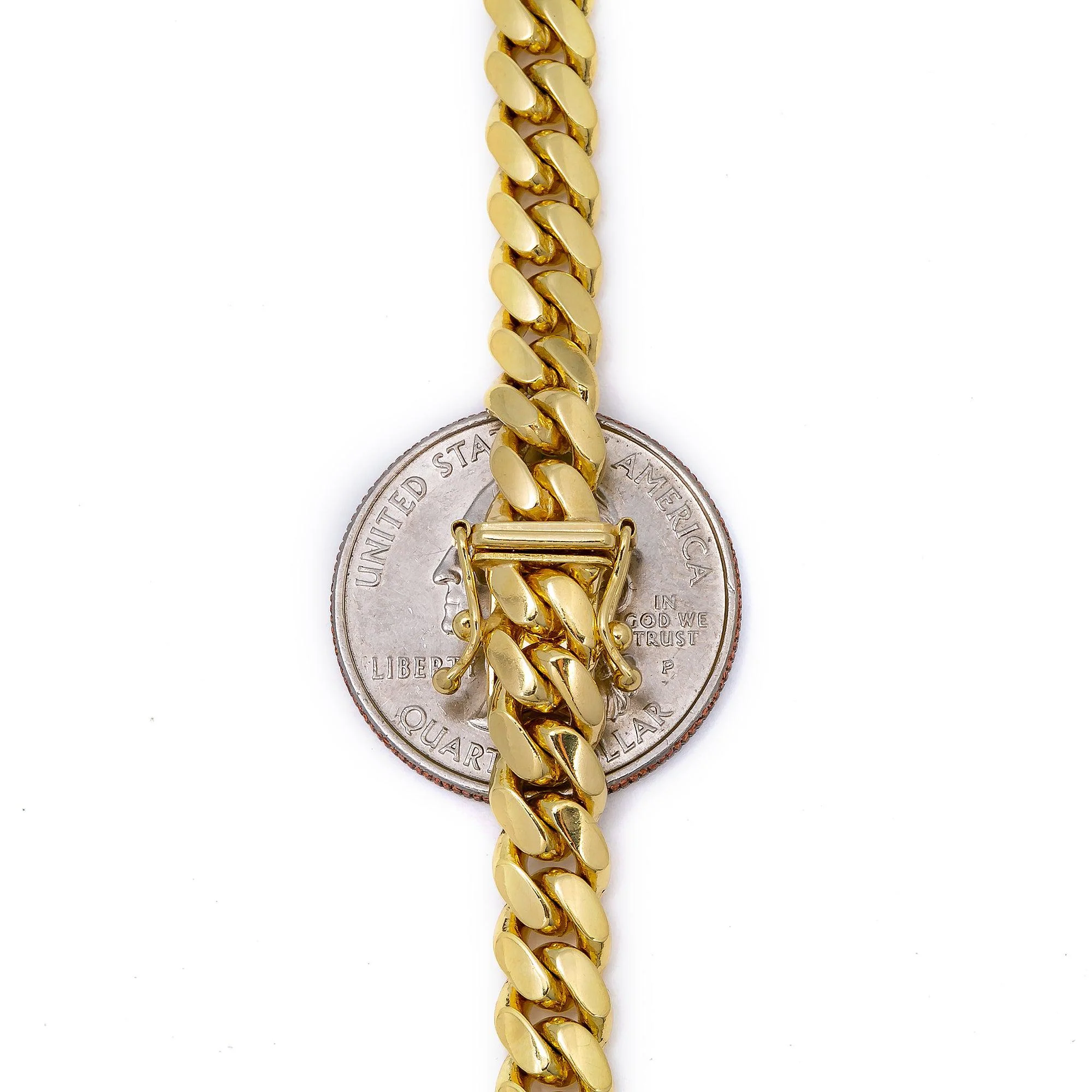 14K Yellow Gold 6.36mm Miami Cuban Chain Available In Sizes 18"-26" - Image 7