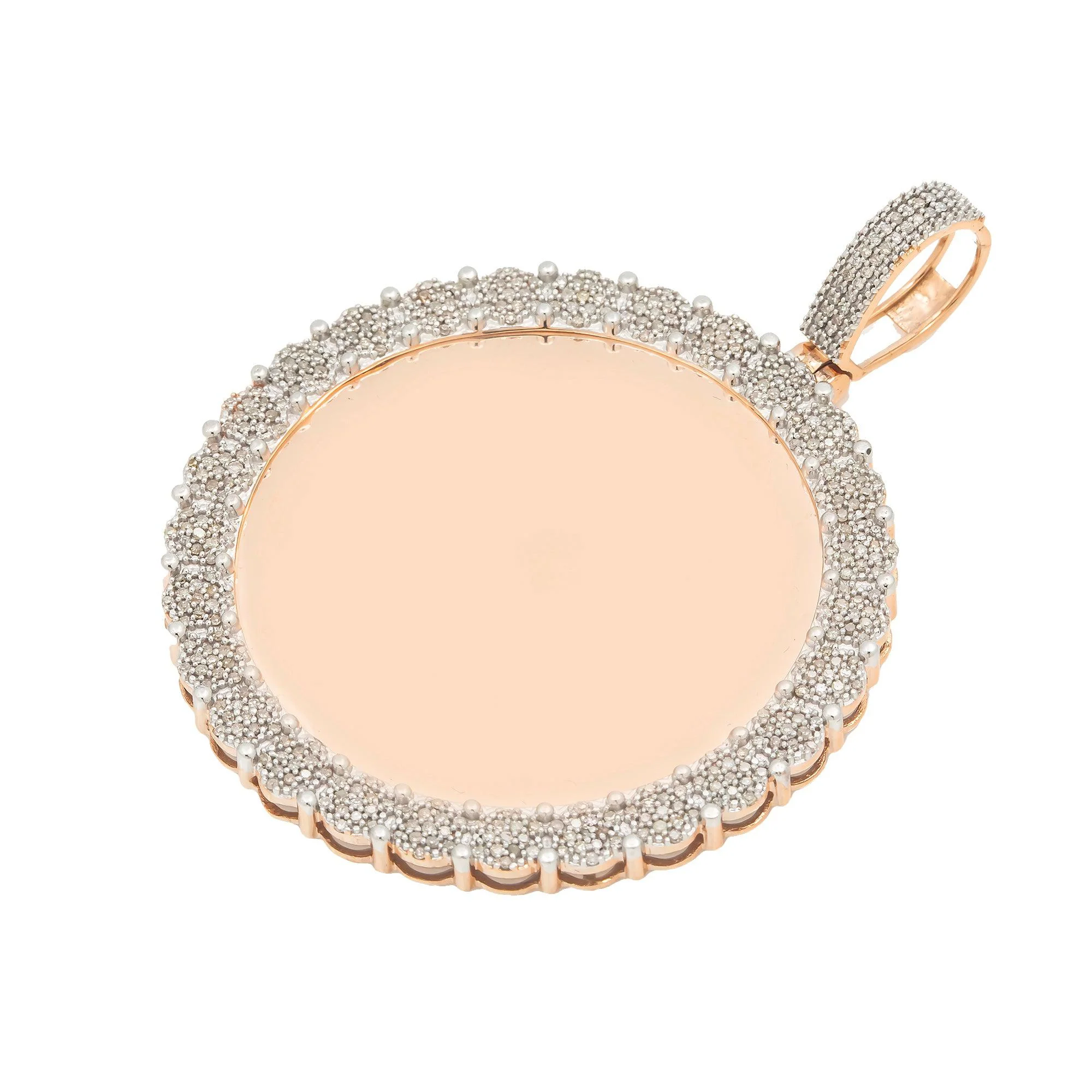 10K GOLD DIAMOND PICTURE PENDANT 1.19 CT - Image 12