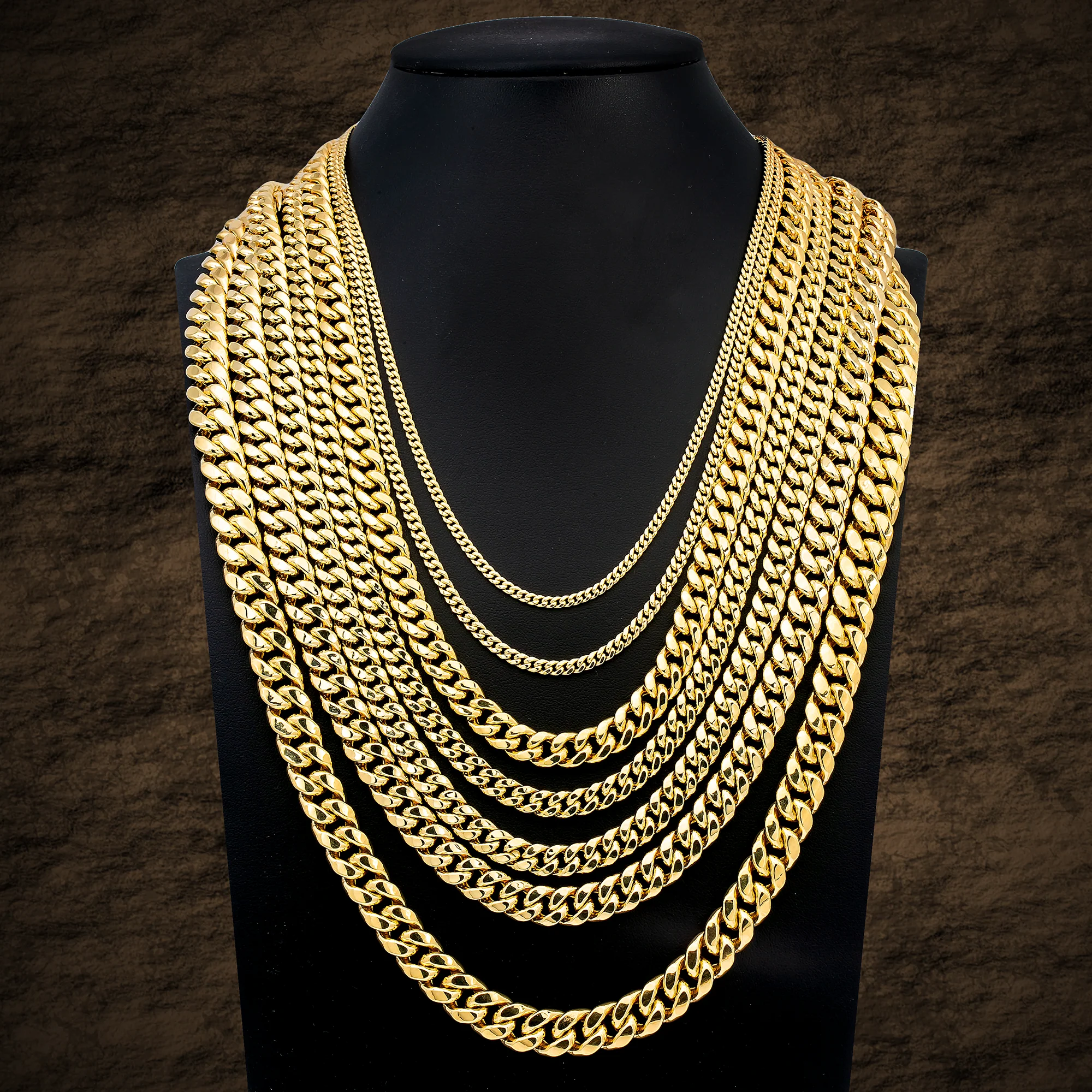 Hollow Miami Cuban 4.5MM Available in Sizes 18"-30" - Image 2