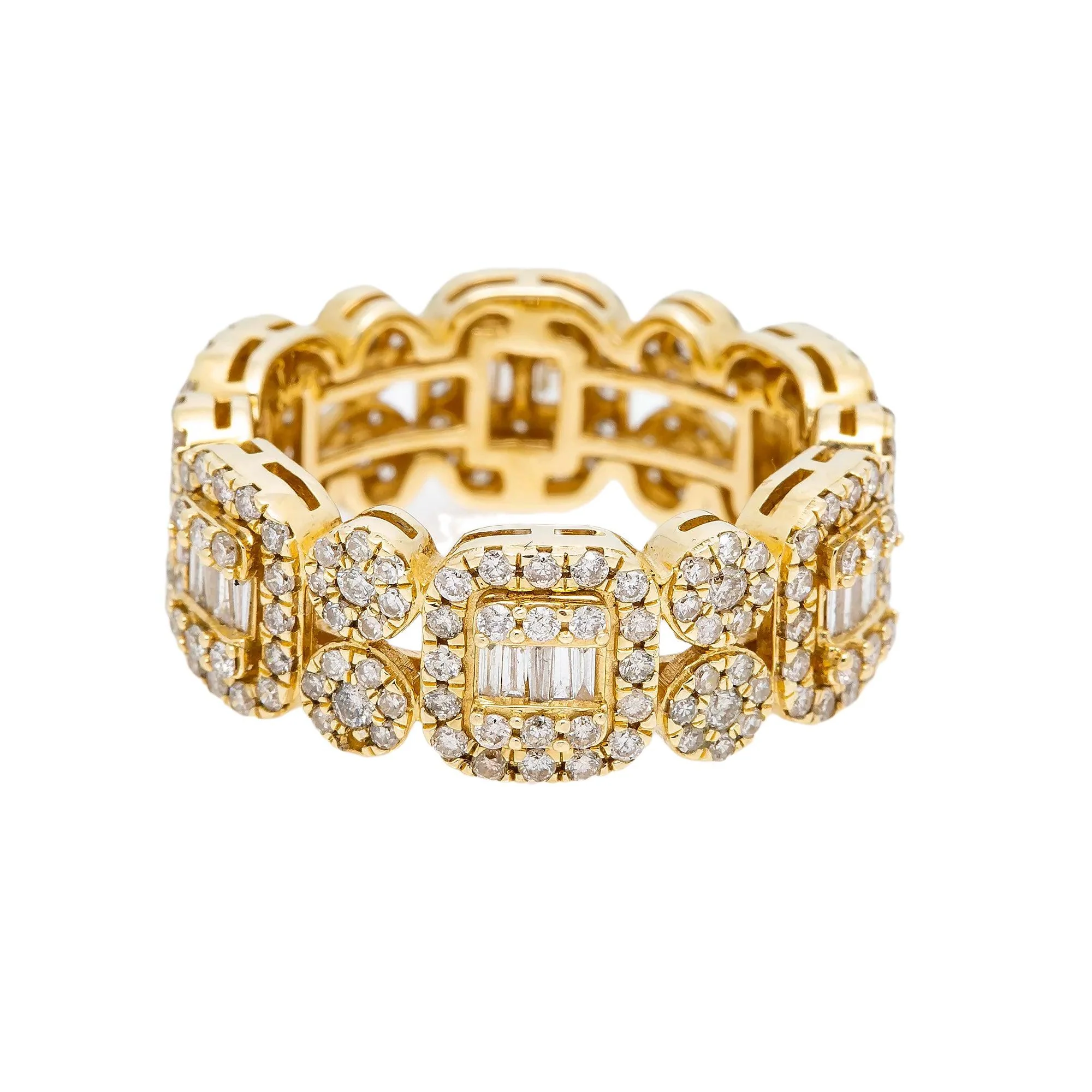 14K YELLOW GOLD DIAMOND RING WITH 2.69 CT - Image 3