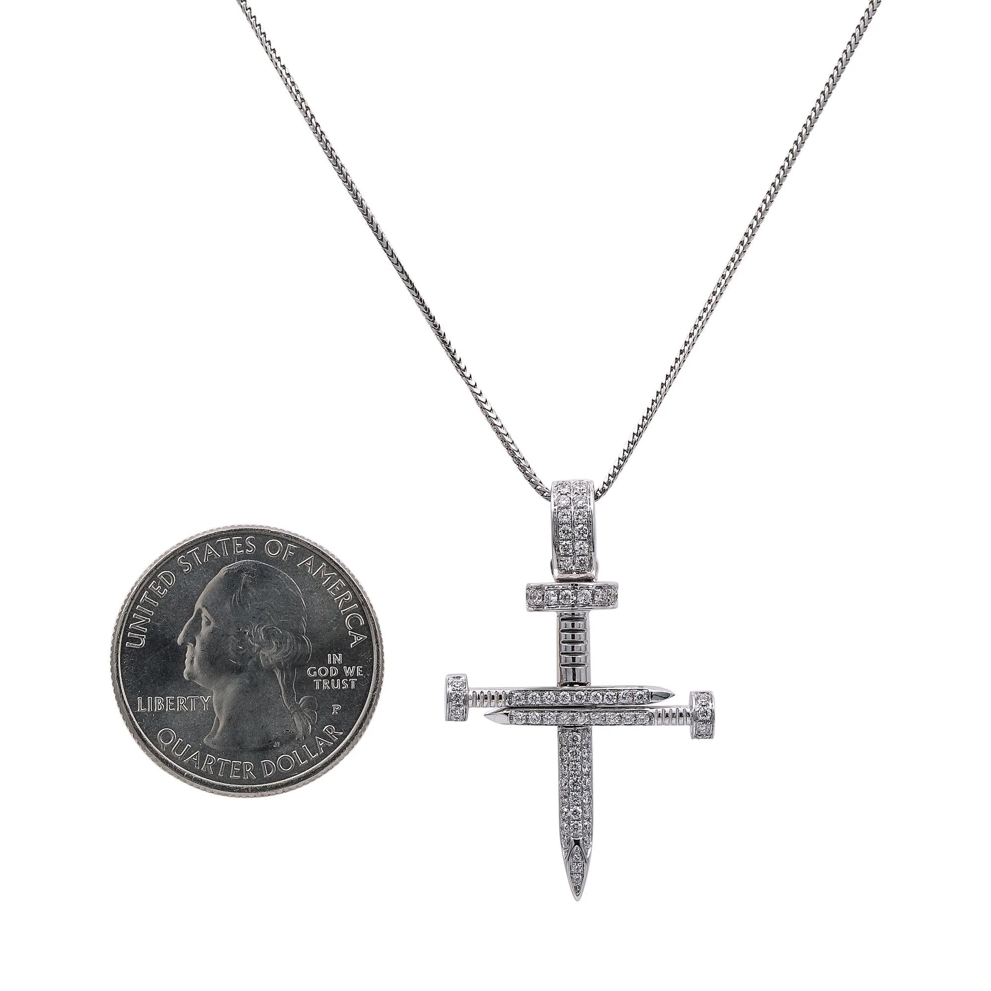 Unisex 14k Yellow Gold Pendant with 0.56 Ct Diamonds - Image 3