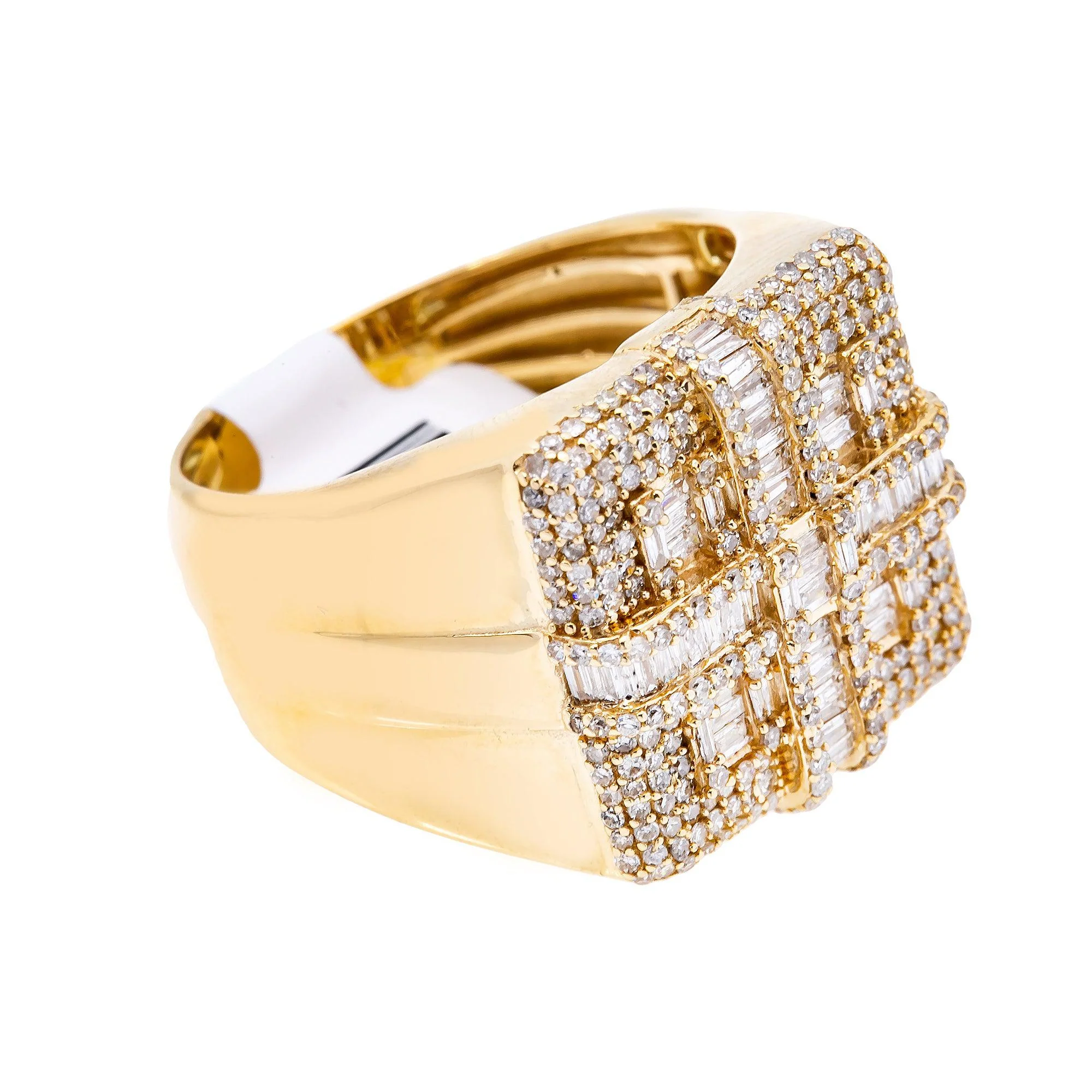 14K YELLOW GOLD MEN'S RING WITH 1.13 CT DIAMONDS - Image 2