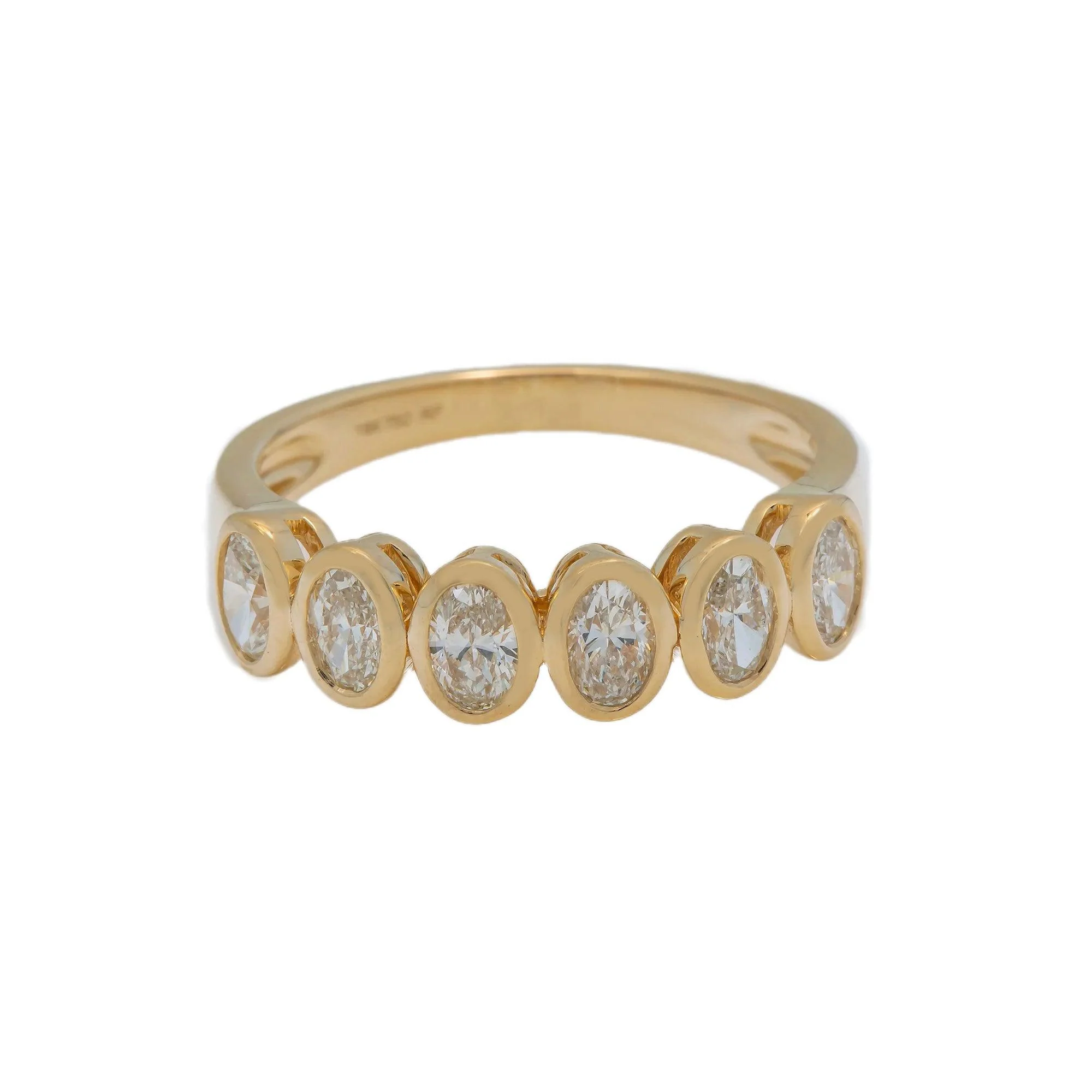 18K GOLD DIAMOND LADIES RING 0.86 CT