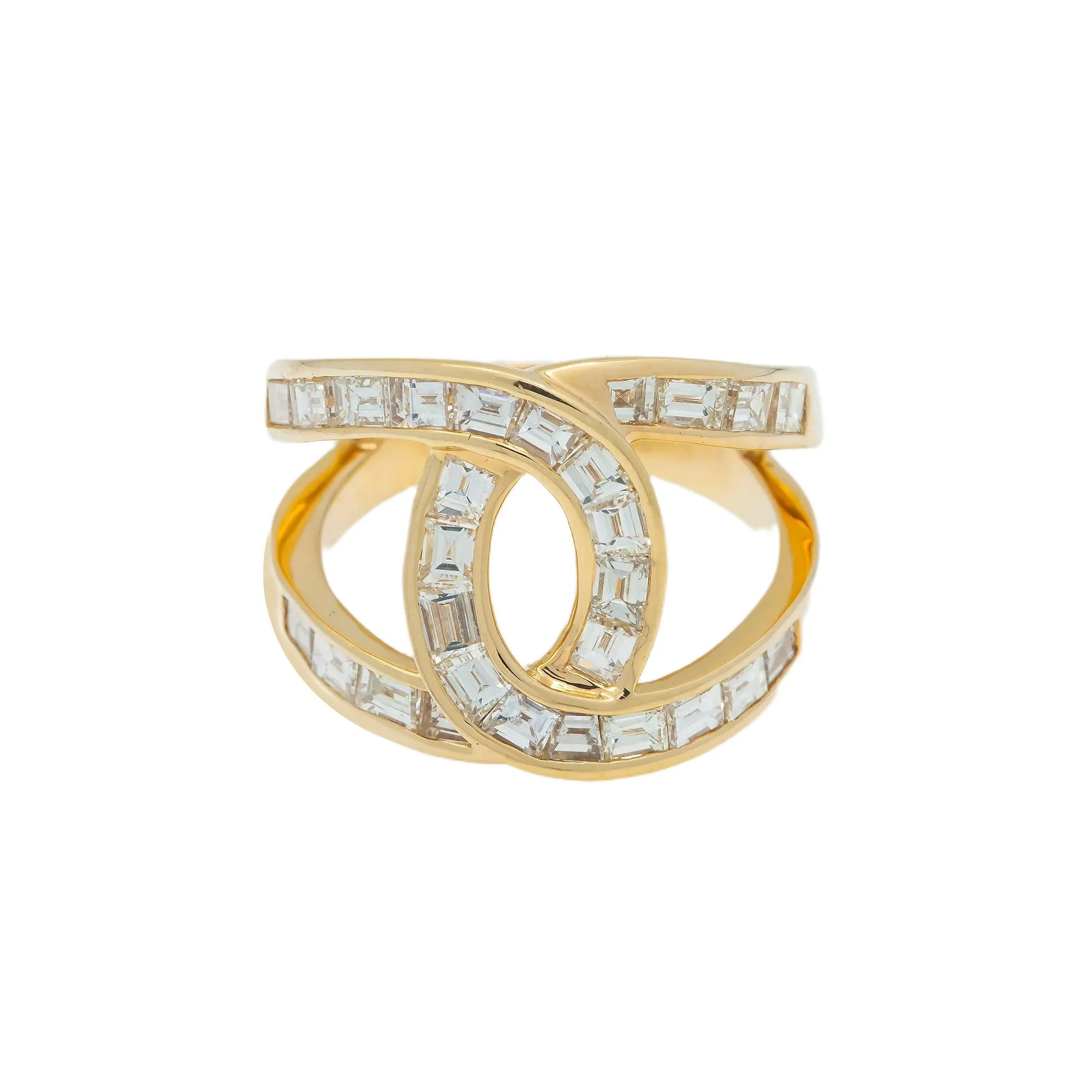 18K GOLD DIAMOND LADIES RING 2.34 CT
