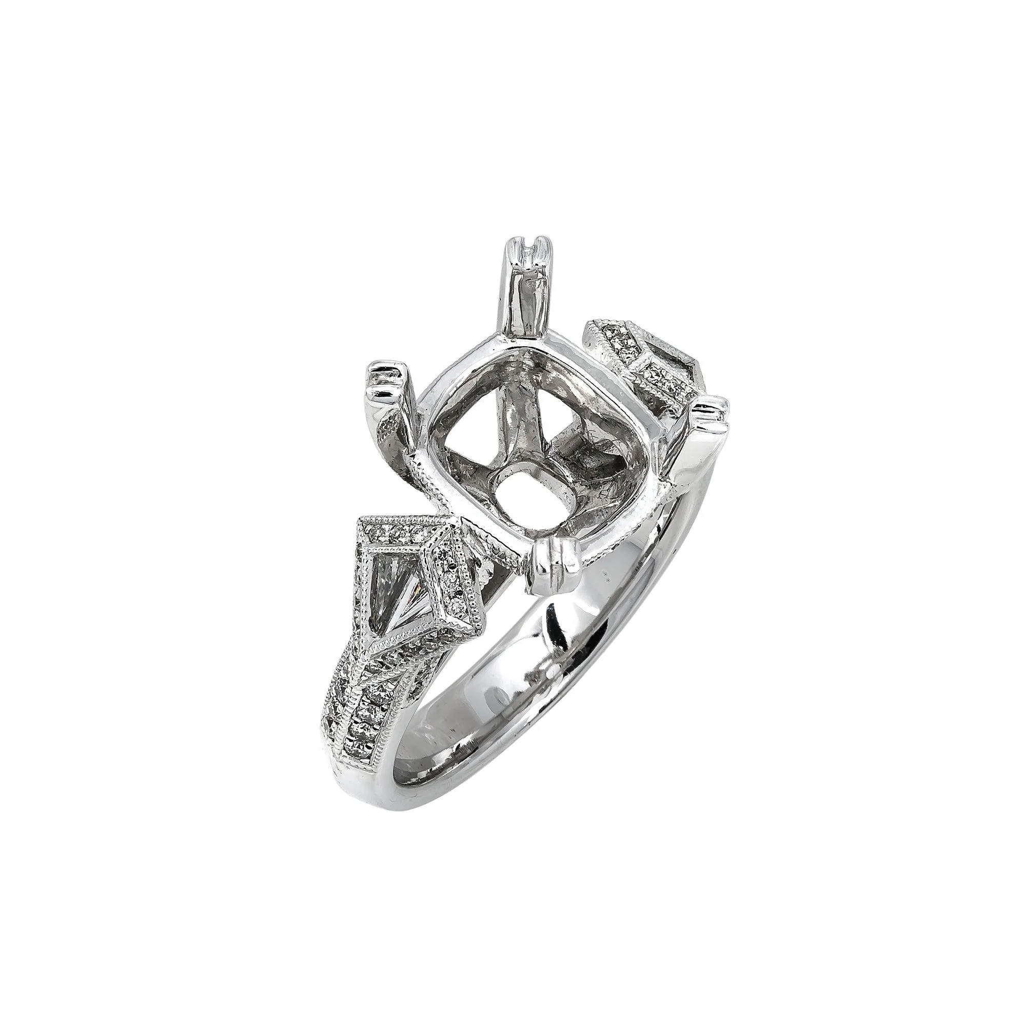 18K White Gold BJ6311E Women's Ring With 0.94 CT Diamonds - Image 2