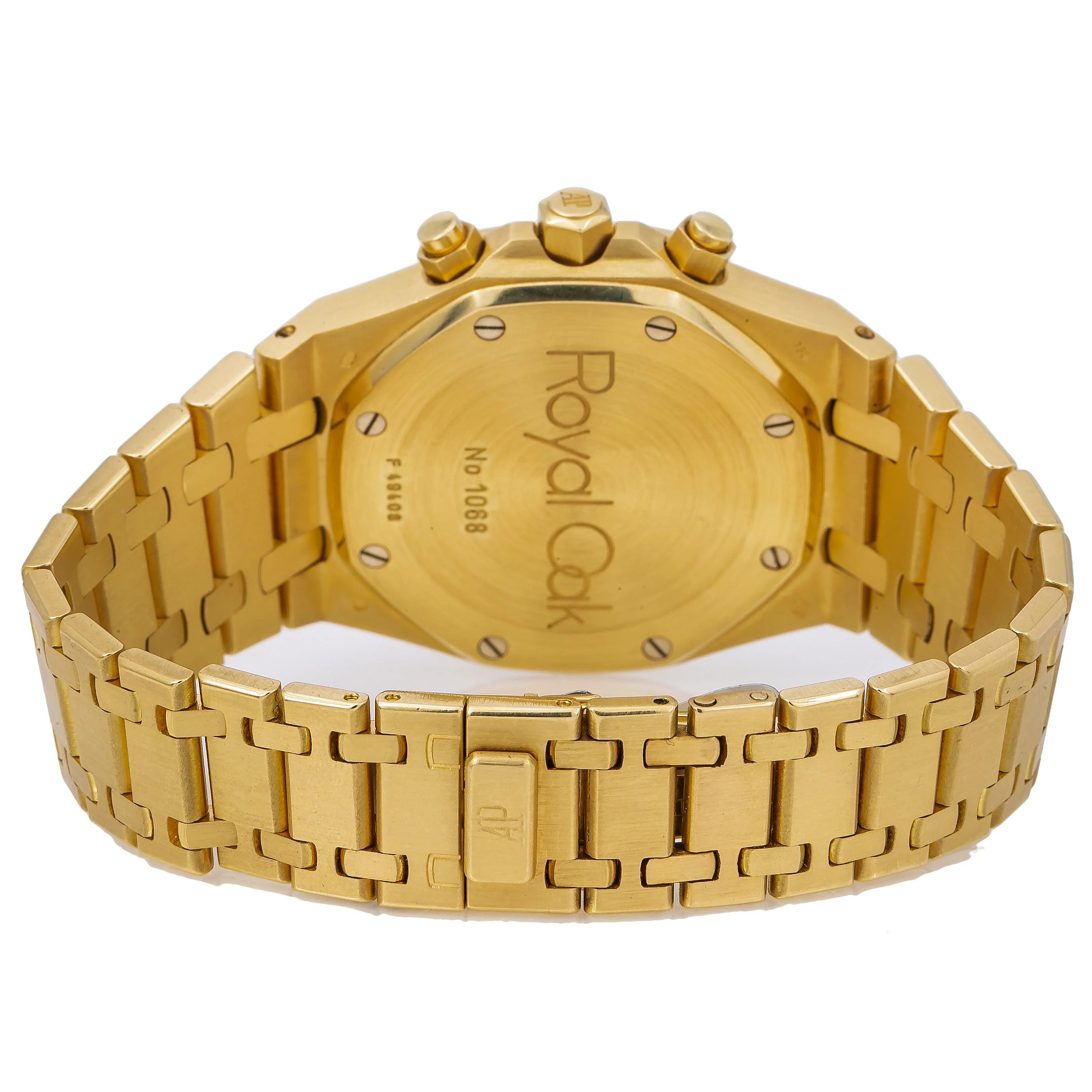 Audemars Piguet Royal Oak Chronograph 39MM 26022BA.OO.D088CR.01 White Dial Yellow Gold Bezel 18K Yellow Gold Bracelet - Image 5