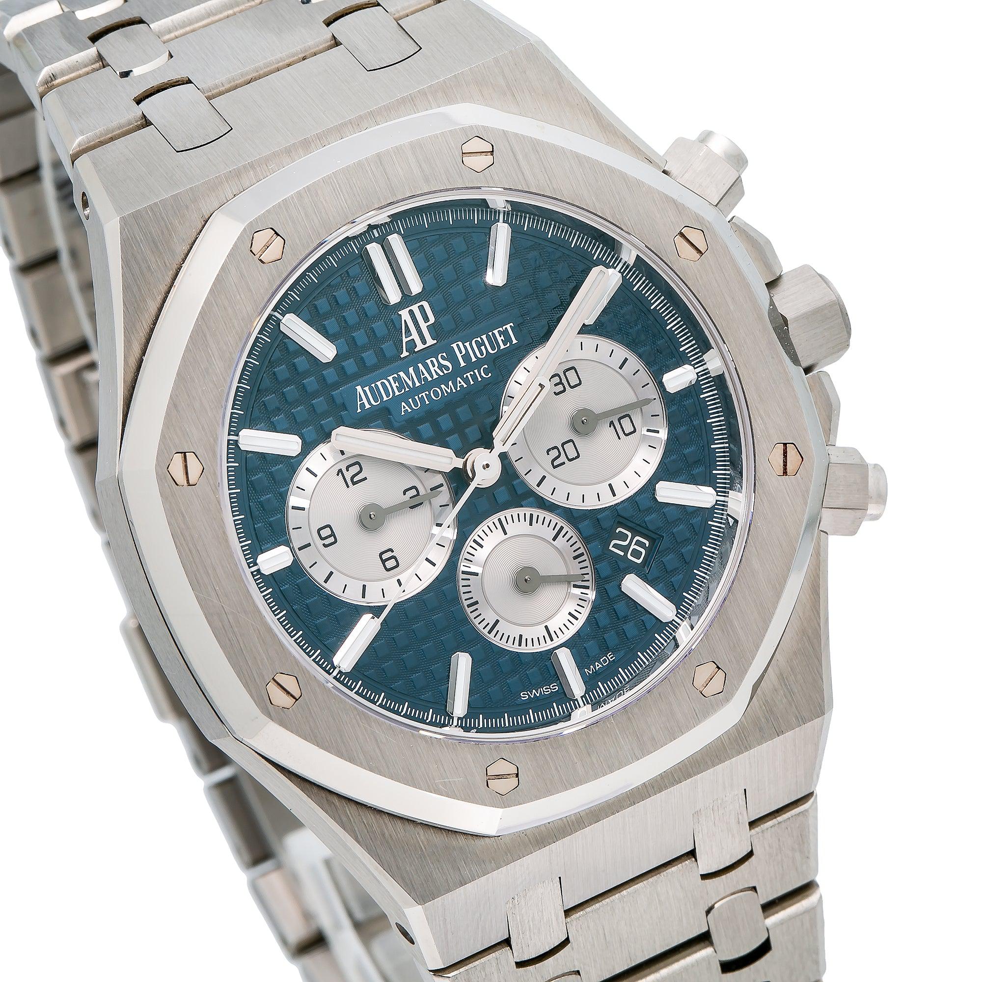 Audemars Piguet Royal Oak Chronograph 41MM 26331ST.OO.1220ST.01 Blue Dial Stainless Steel Bezel Stainless Steel Bracelet - Image 3