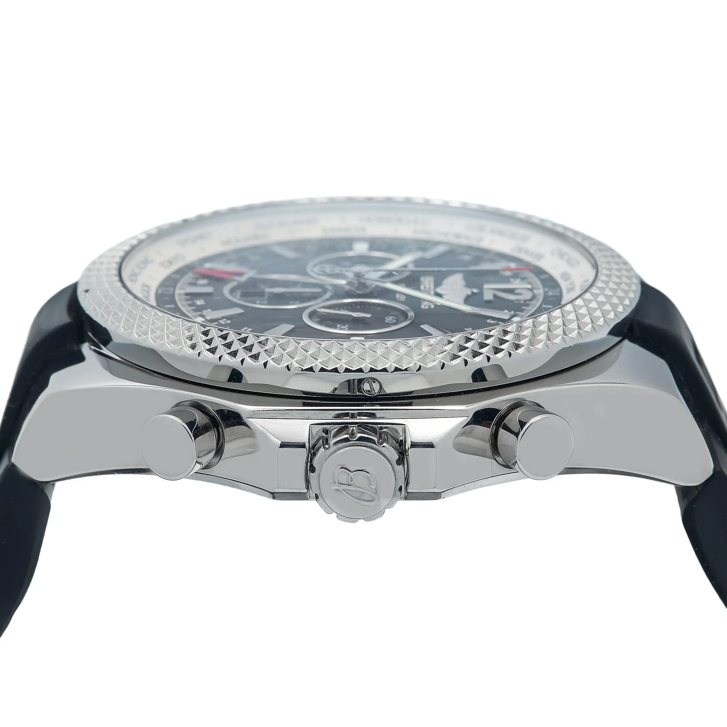 Breitling Bentley GMT 49MM A47362 Black Dial Black Rubber Strap - Image 5