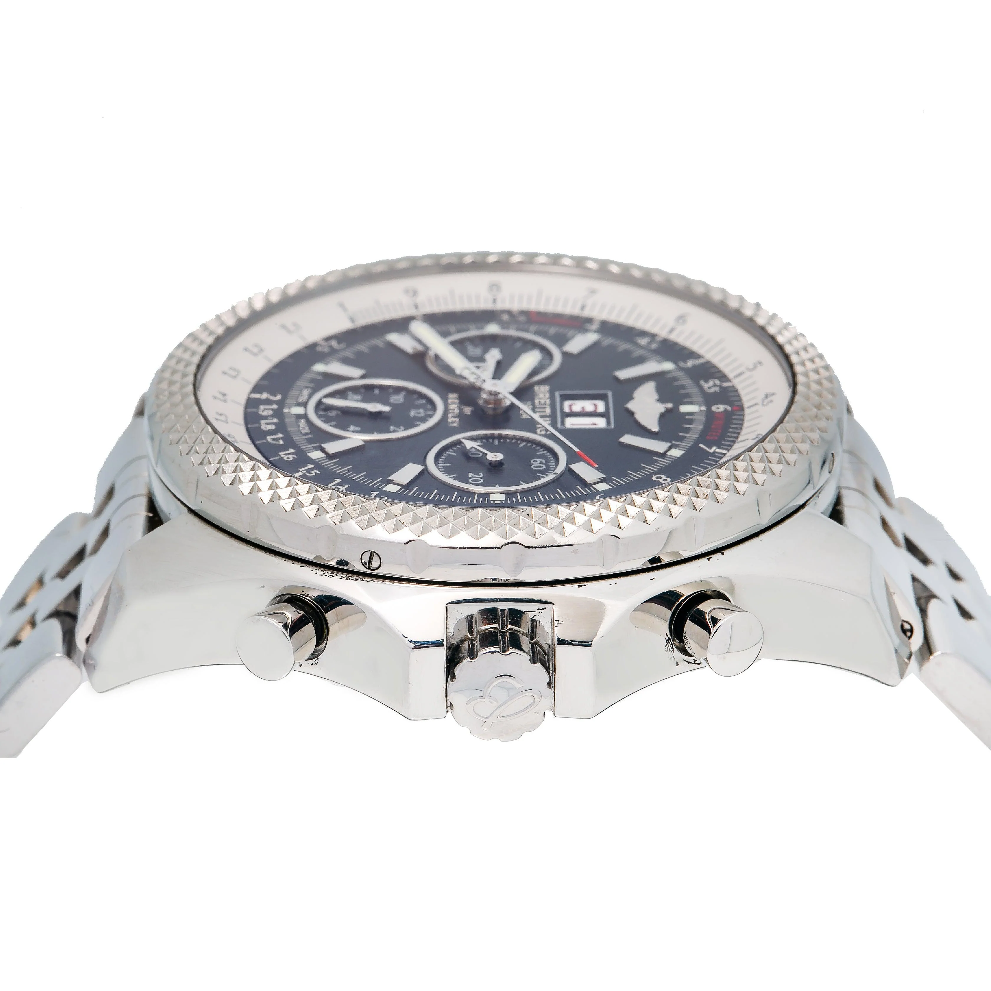 Breitling Bentley Motors 48MM A25362 Black Dial Stainless Steel Bracelet - Image 4