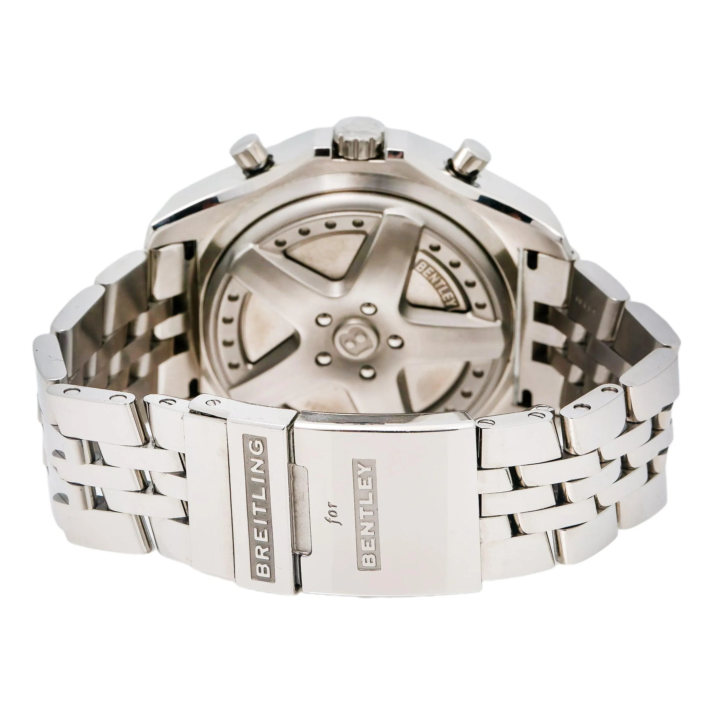Breitling Bentley Motors 48MM A25362 Black Dial Stainless Steel Bracelet - Image 6