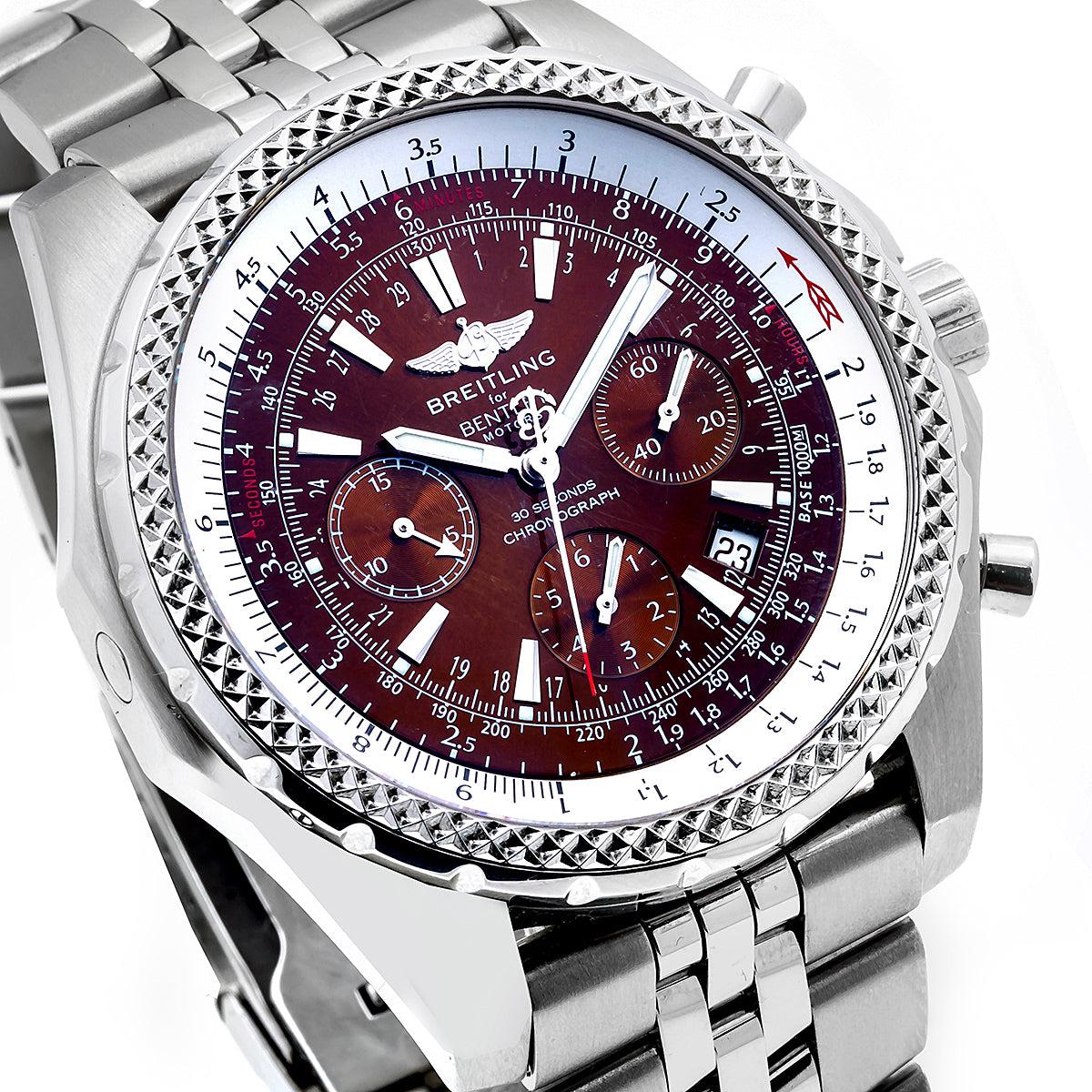 Breitling Bentley Motors 48MM A25362 Brown Dial Stainless Steel Bracelet - Image 3