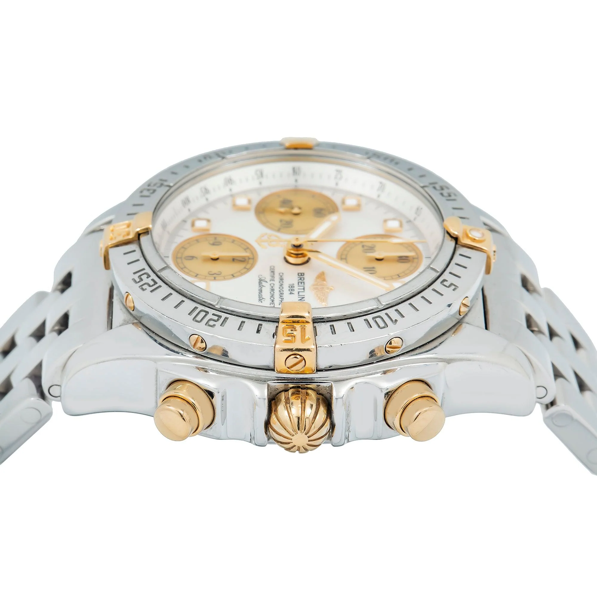 Breitling Chrono Cockpit 39MM B13357 White Dial Stainless Steel Bracelet - Image 5