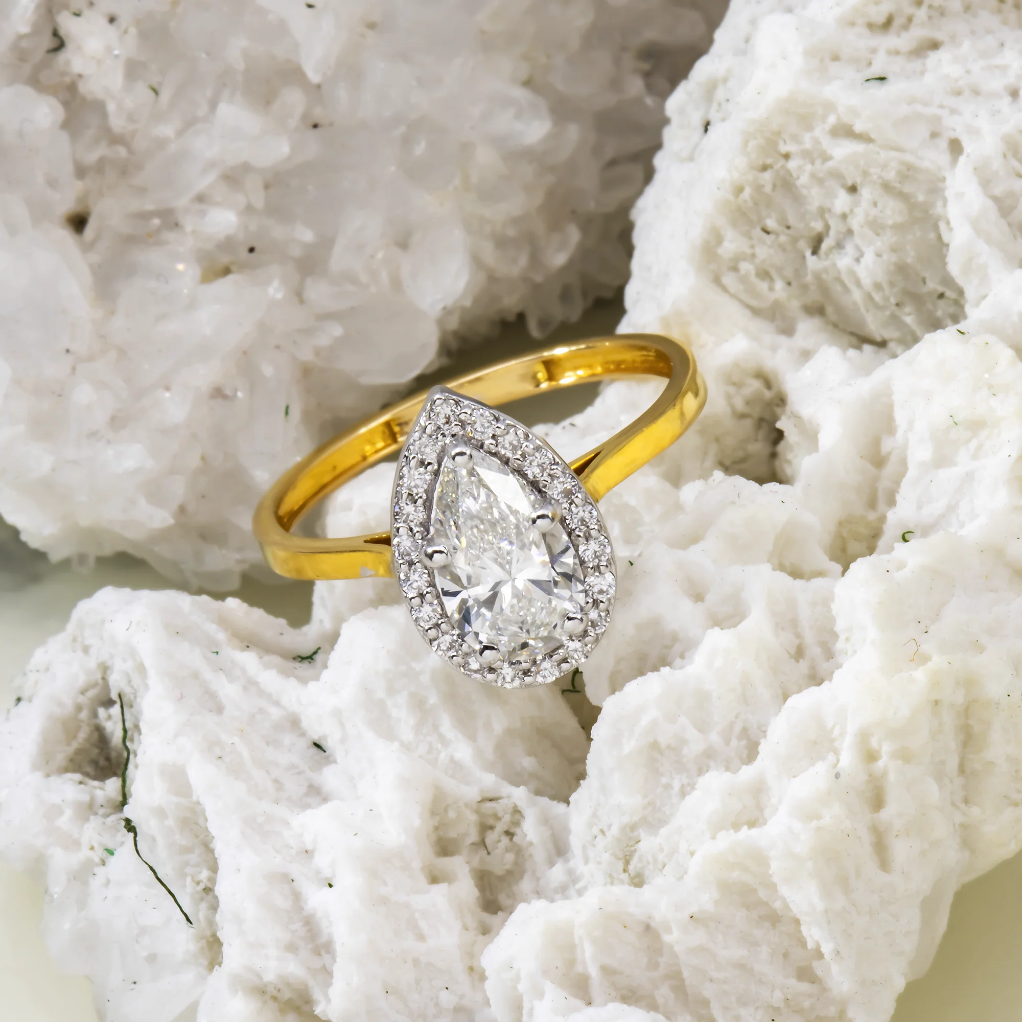 14K GOLD RADIANT CUT LAB DIAMOND ENGAGEMENT RING 1.22 CTW - Image 3