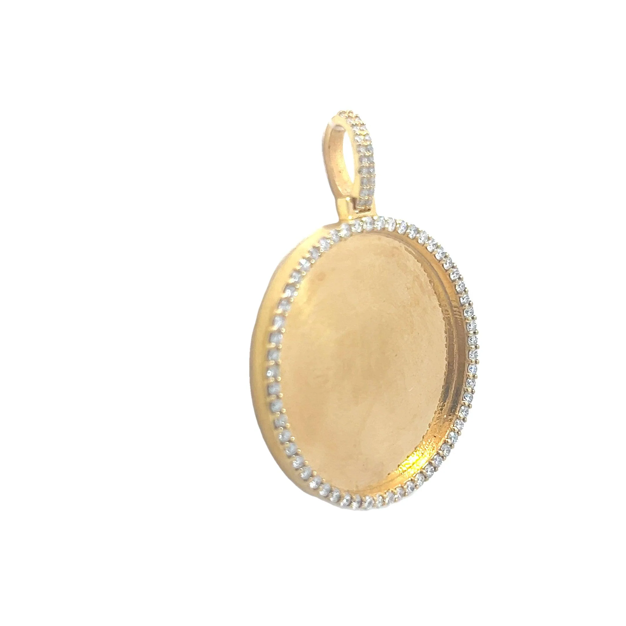 10K GOLD DIAMOND MEMORY PENDANT 1.58CT - Image 3