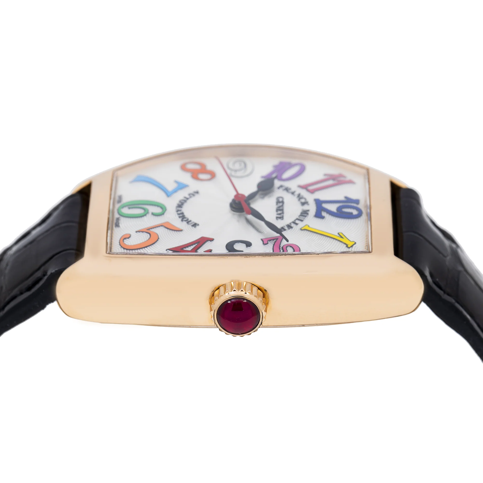 Franck Muller Cintree Curvex 7500SC 28MM White Dial with Leather Bracelet - Image 3