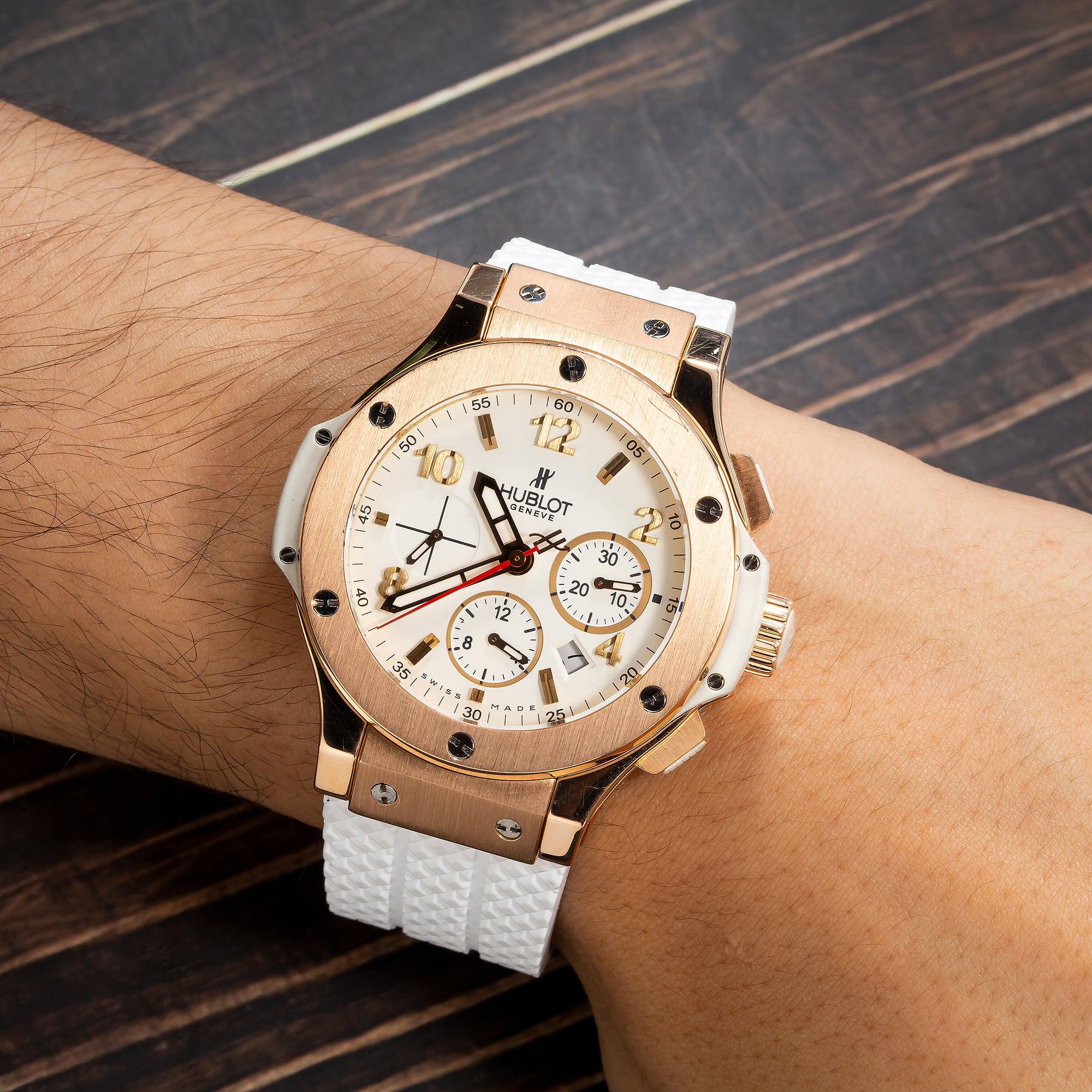 Hublot Big Bang 301.PE.2180 44MM White Dial With Rubber Bracelet - Image 2