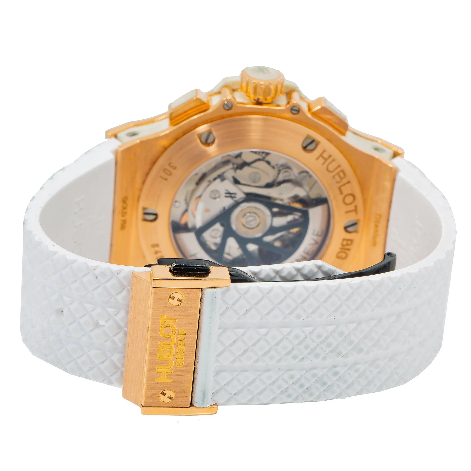 Hublot Big Bang 301.PE.2180 44MM White Dial With Rubber Bracelet - Image 6