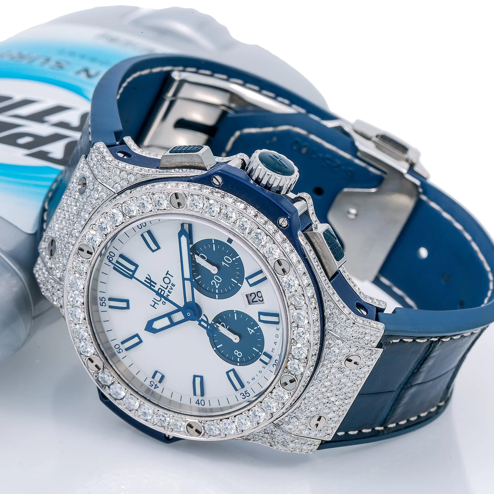 Hublot Big Bang 301.SX.7170 44MM White Dial With Leather Bracelet - Image 2