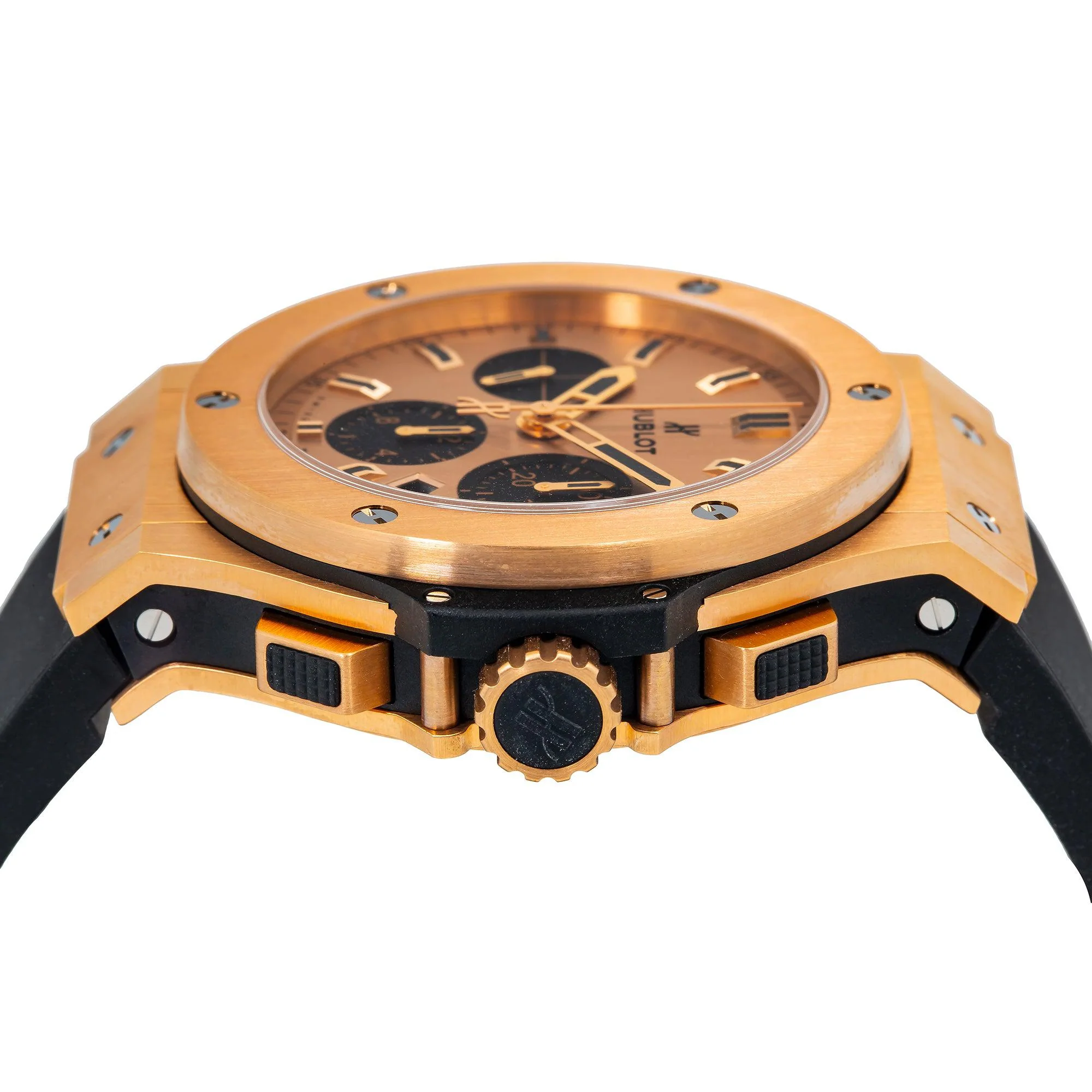 Hublot Bigbang Chronograph 301PX4110 44MM Rose Gold Dial With Rubber Bracelet - Image 4