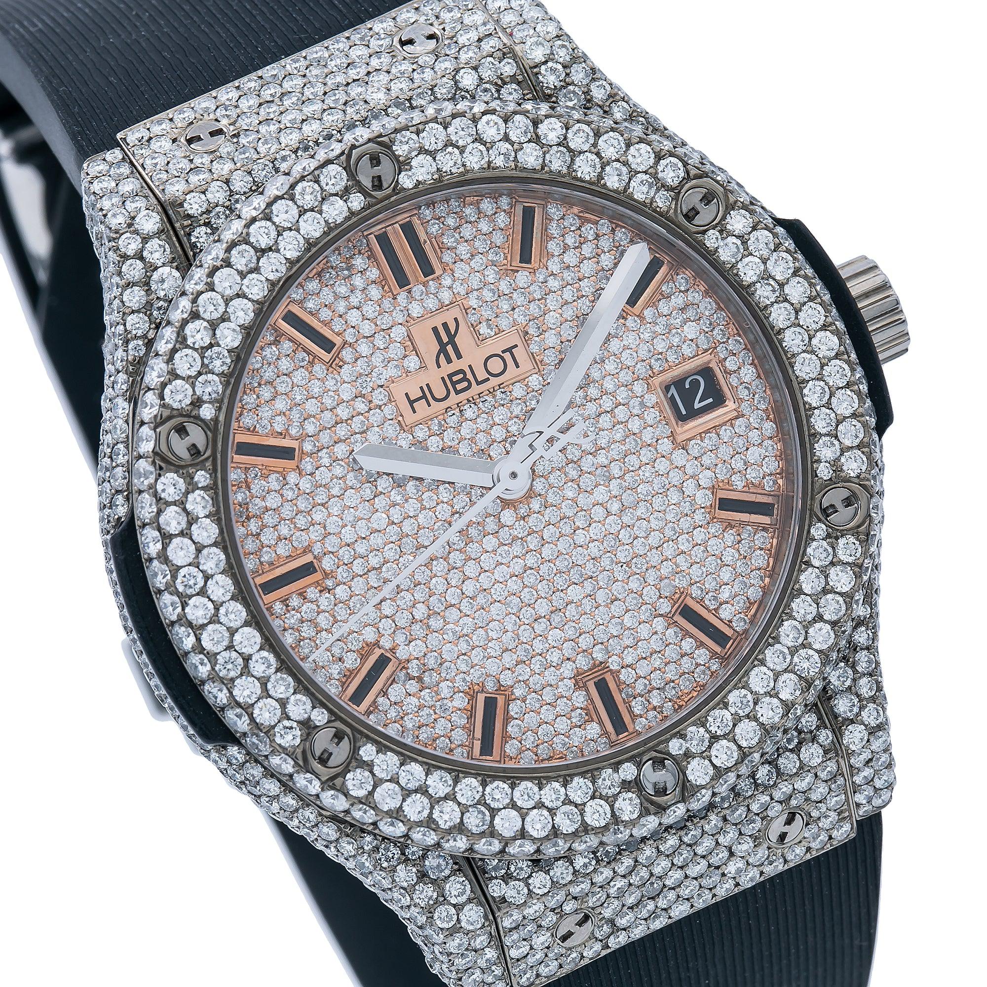 Hublot Classic Fusion 511.NX.1170 44MM Rose Gold Diamond Dial With 11.25 CT Diamonds - Image 3