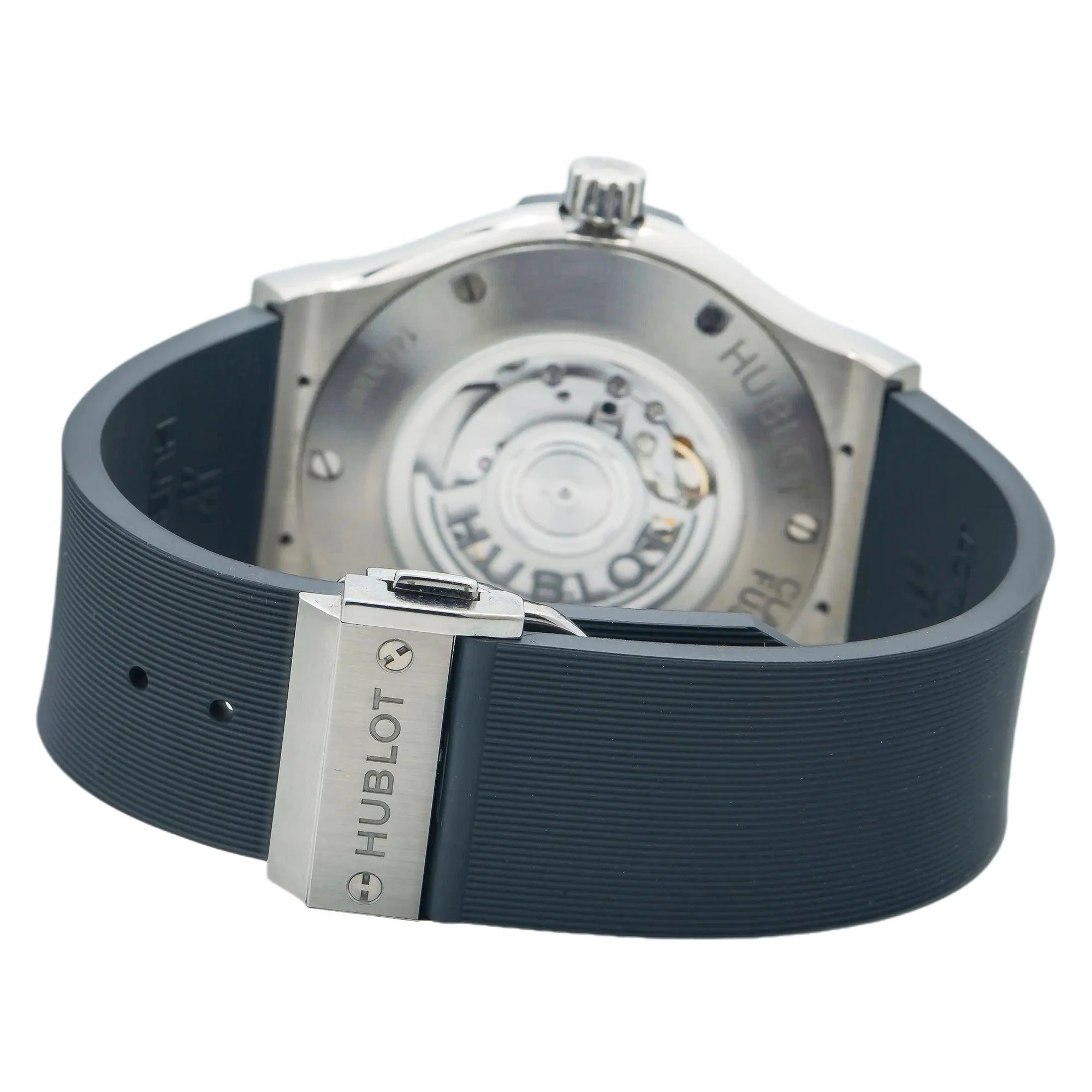 Hublot Classic Fusion 542.NX.7071.LR 42MM Silver Dial With Rubber Bracelet - Image 5