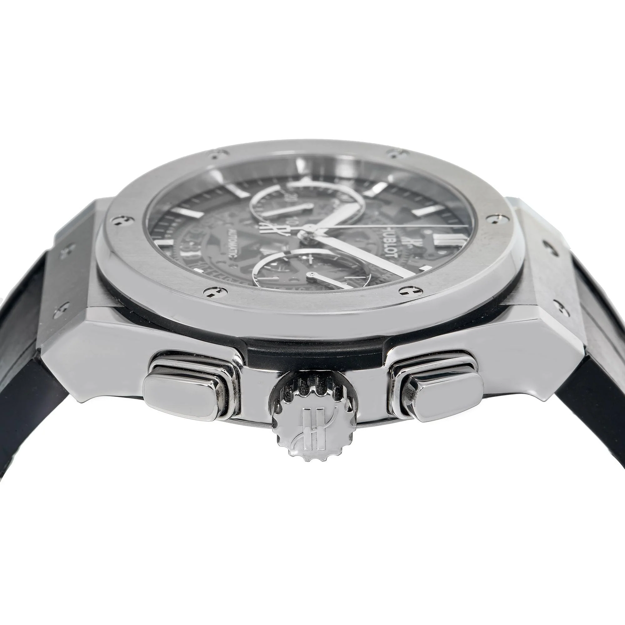 Hublot Classic Fusion Aerofusion 525NX 45MM Transparent Dial With Leather Bracelet - Image 5