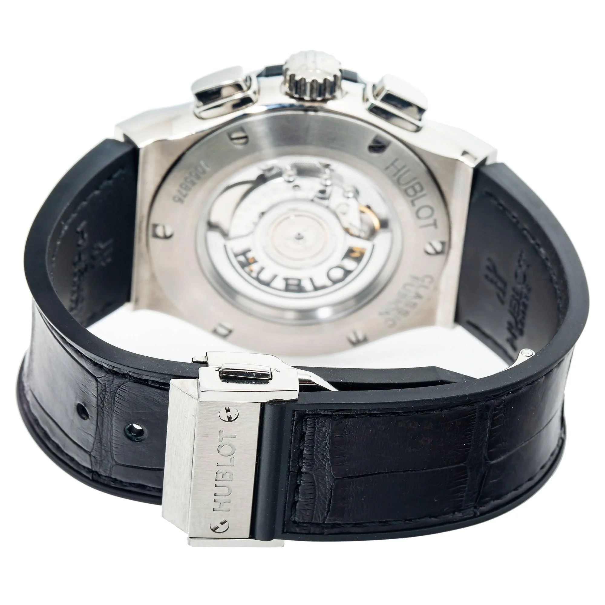 Hublot Classic Fusion Aerofusion 525NX 45MM Transparent Dial With Leather Bracelet - Image 6