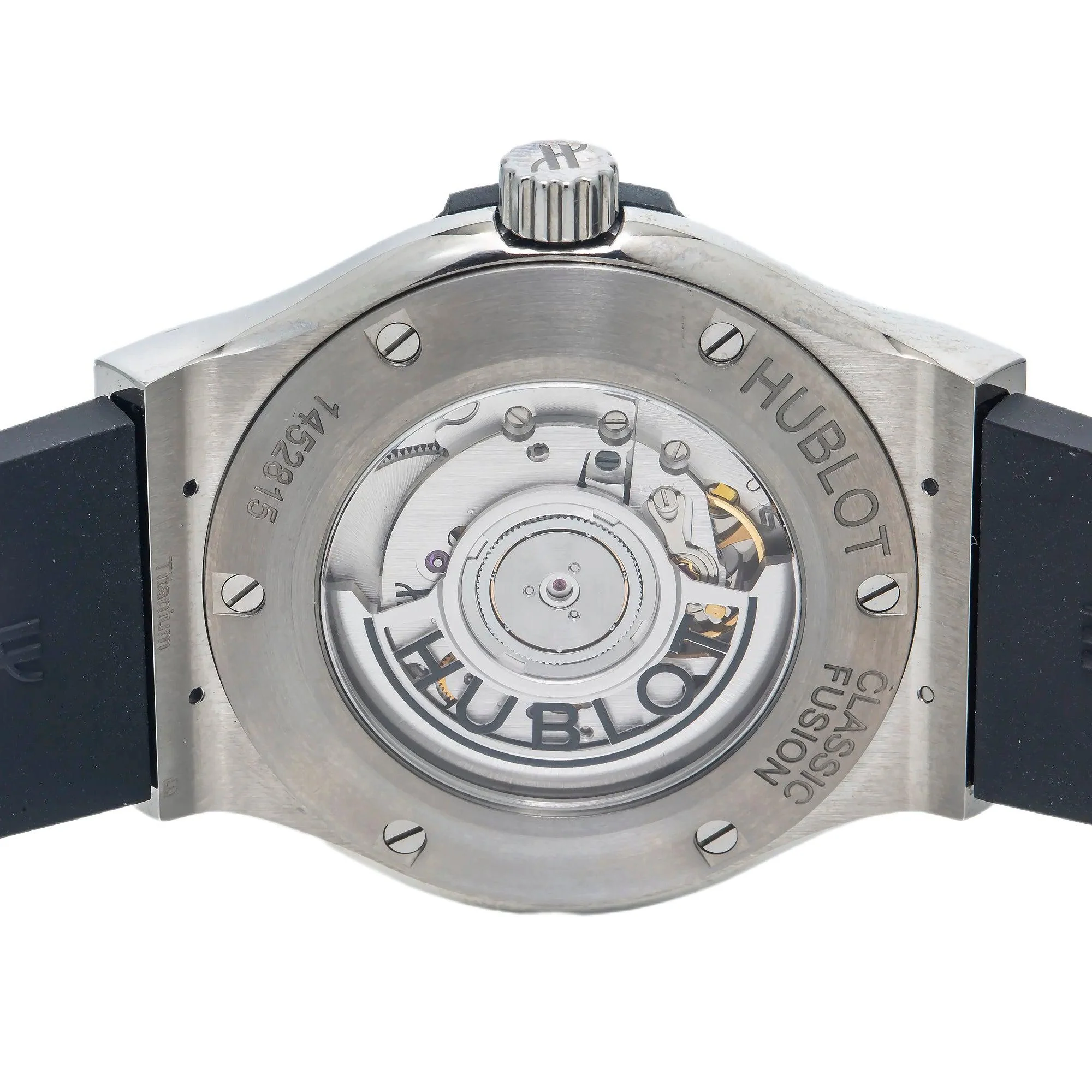 Hublot Classic Fusion Chronograph 542.NX.2611 42MM White Dial With Rubber Bracelet - Image 5