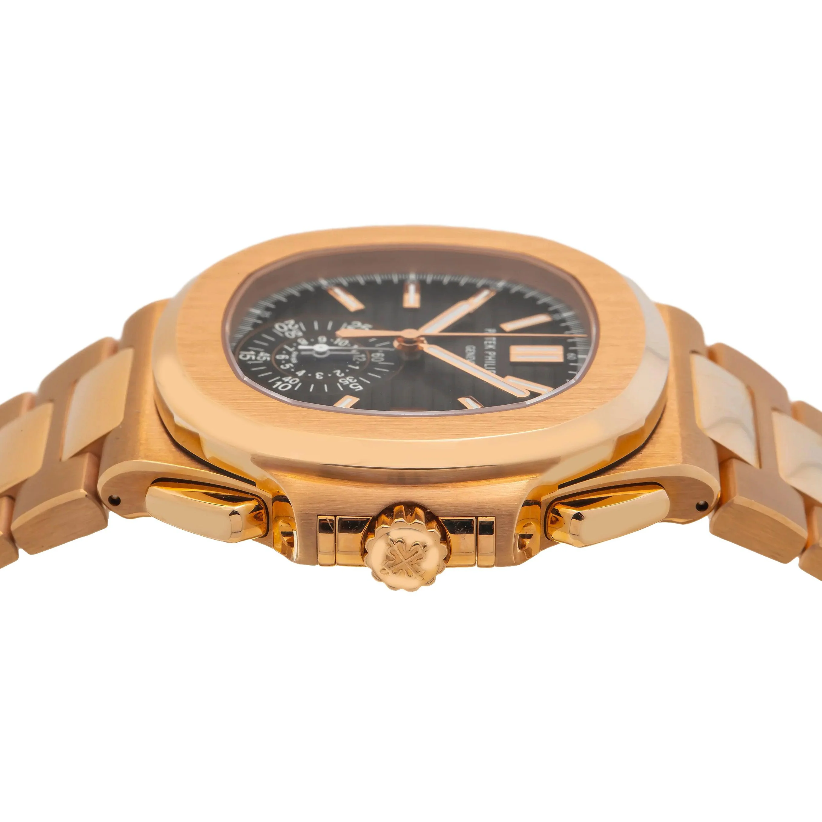 Patek Philippe Nautilus 40.5MM 5980/1R-001 Black Dial Rose Gold Bezel 18K Rose Gold Bracelet - Image 11
