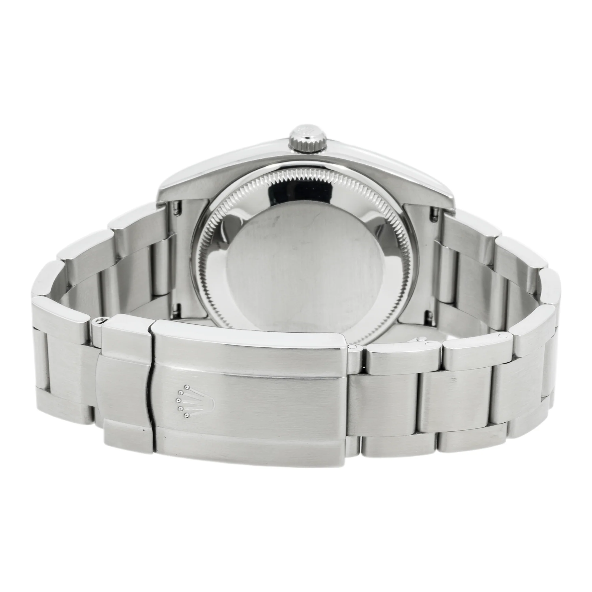Rolex Air-King 34MM 114234 Silver Arabic Dial Fluted Bezel Stainless Steel Oyster Bracelet - Image 6