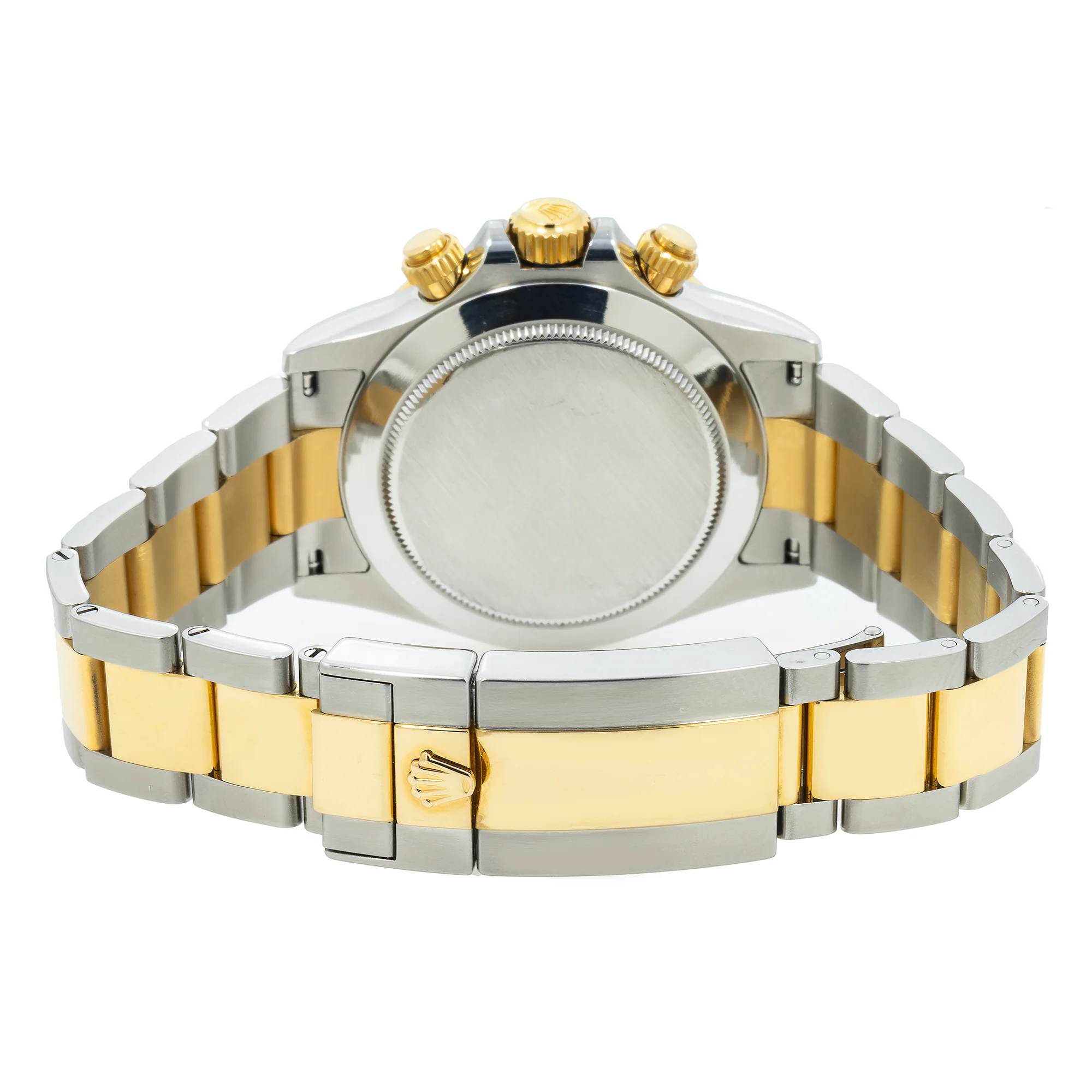 Rolex Cosmograph Daytona 40MM 116503 White Mother of Pearl Diamond Dial Tachymeter Bezel Two Tone Yellow Gold Oyster Bracelet - Image 6