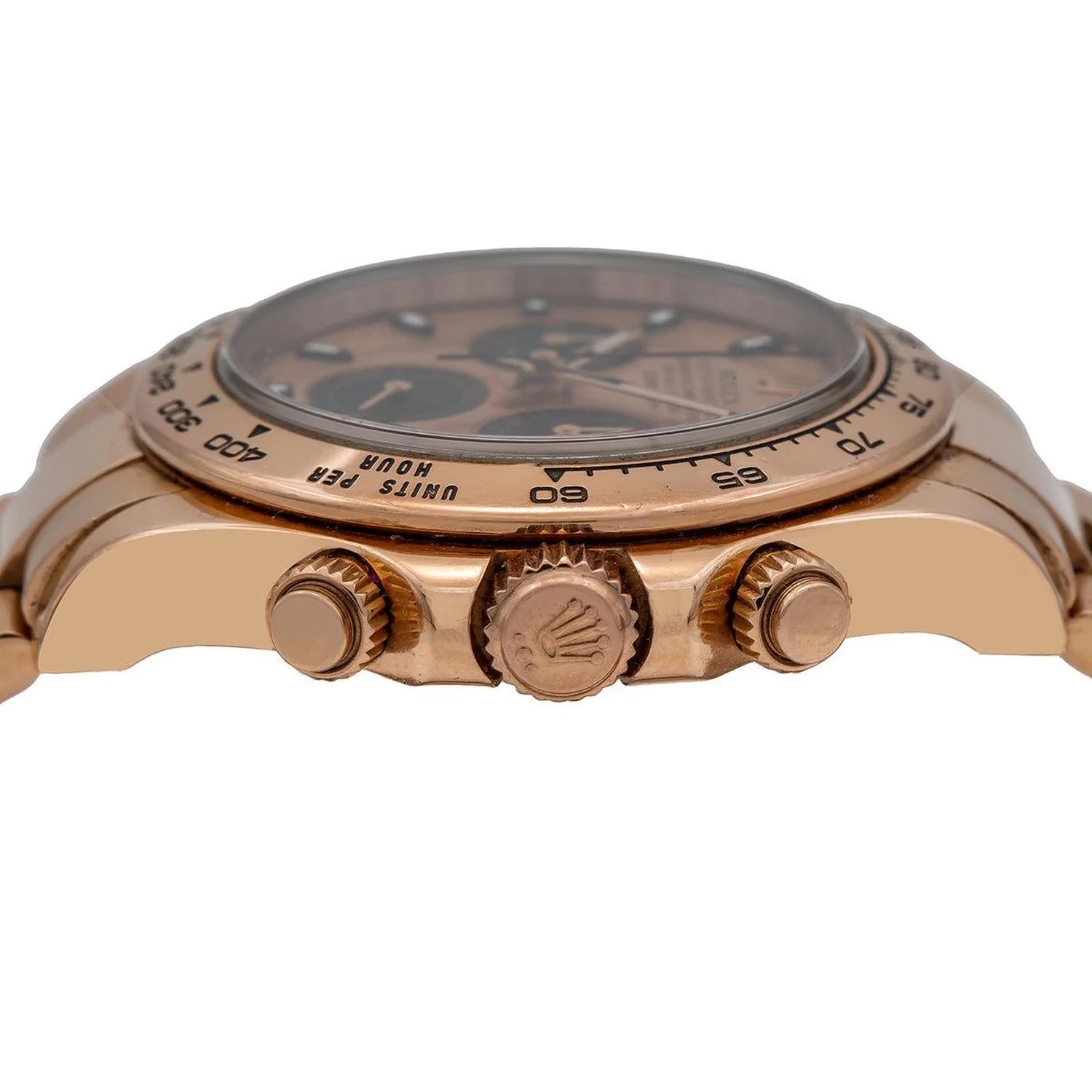 Rolex Cosmograph Daytona 40MM 116505 Champagne Dial Tachymeter Bezel 18K Rose Gold Oyster Bracelet - Image 4