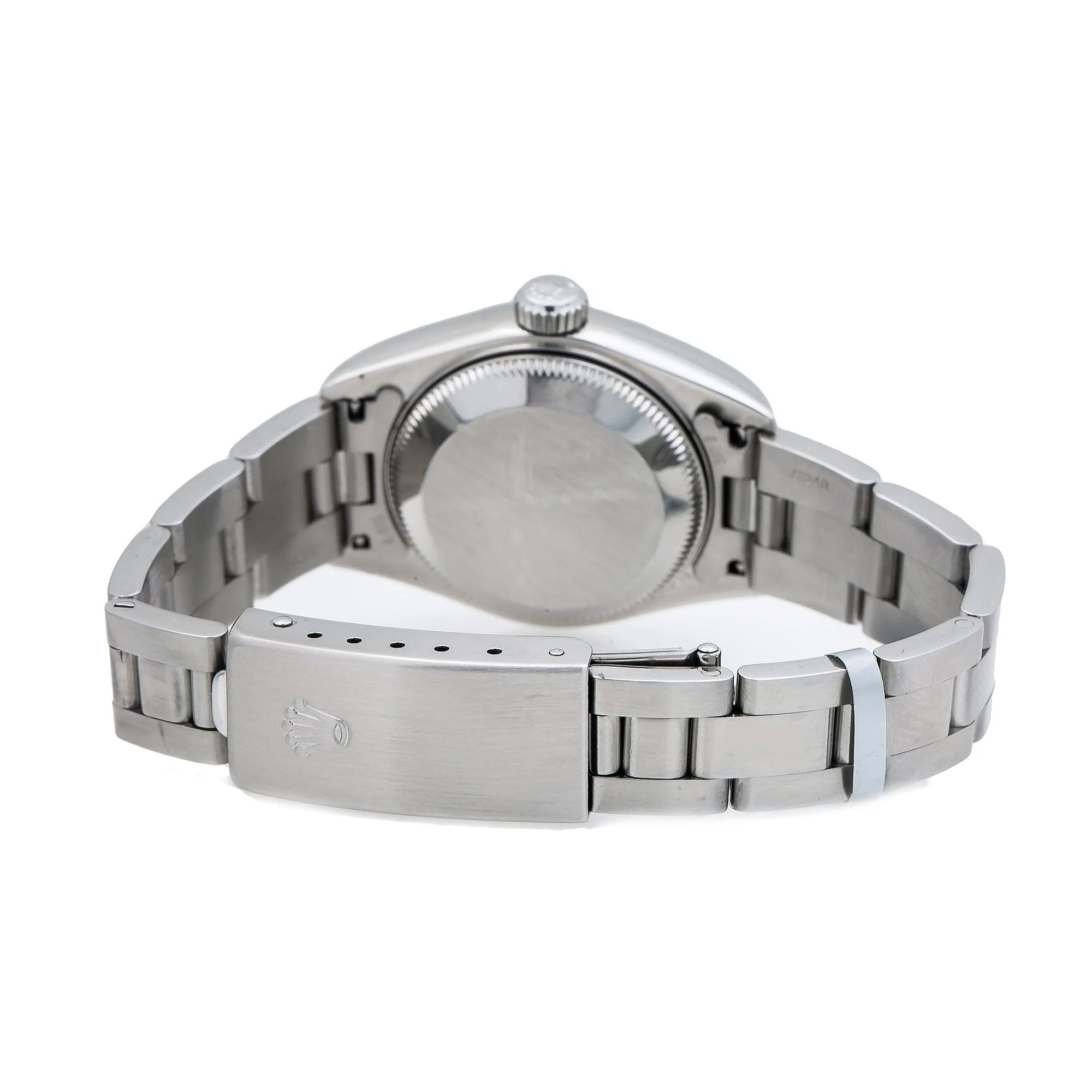 Rolex Date 26MM 79160 Black Dial Smooth Bezel Stainless Steel Oyster Bracelet - Image 5