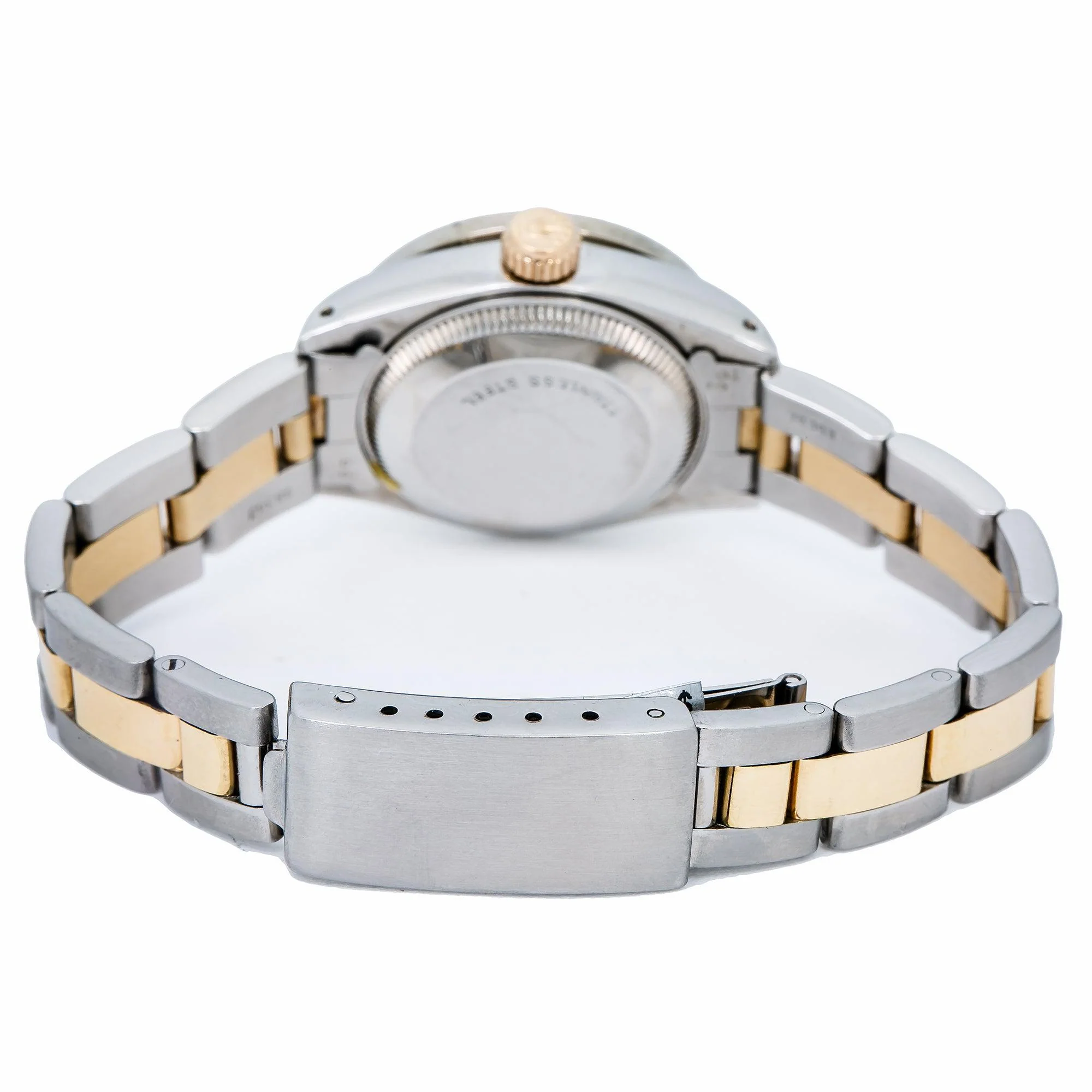 Rolex Datejust 26MM 6917 Purple Diamond Dial Diamond Bezel Two Tone Yellow Gold Oyster Bracelet 0.9ct - Image 6