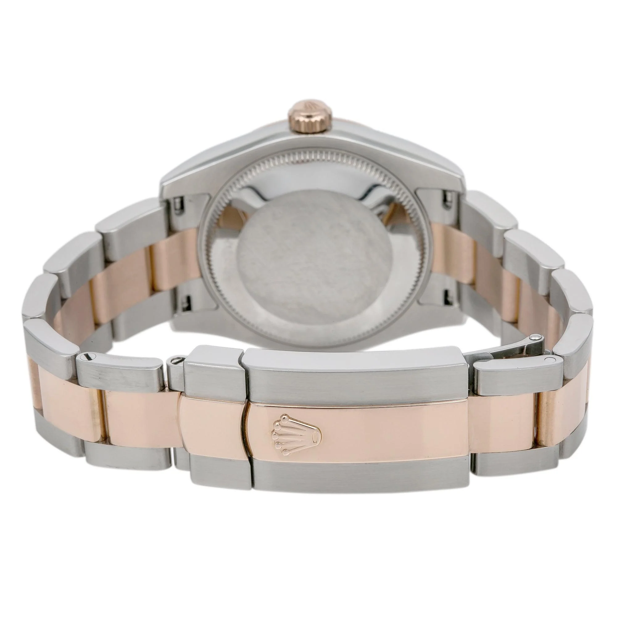 Rolex Datejust 31MM 178241 Pink Floral Dial Smooth Bezel Two Tone Rose Gold Oyster Bracelet - Image 5