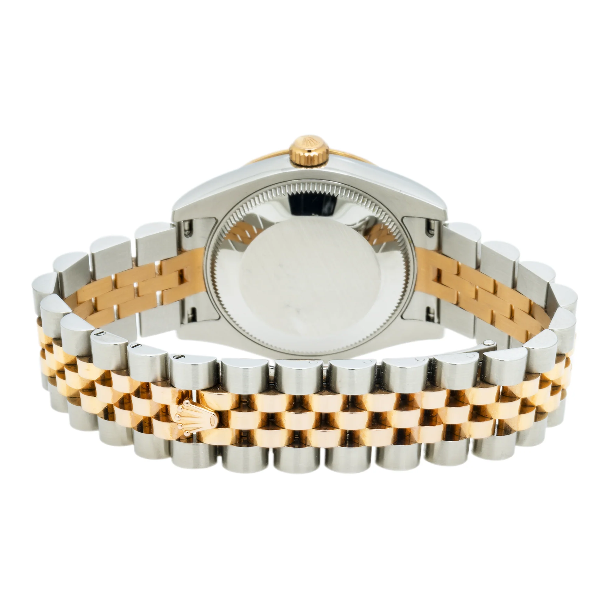 Rolex Datejust 31MM 178341 Champagne Floral Dial Diamond Bezel Two Tone Rose Gold Jubilee Bracelet - Image 6